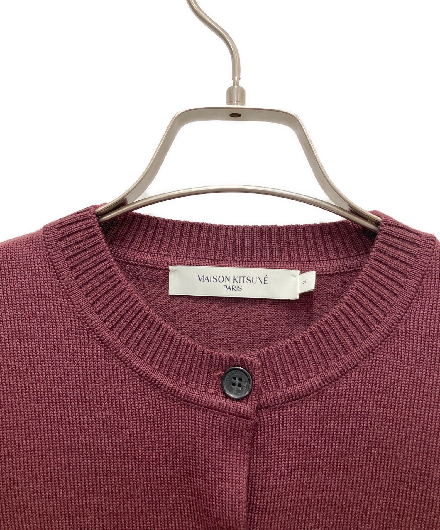 中古・古着通販】maison kitsune (メゾンキツネ) ニットカーディガン