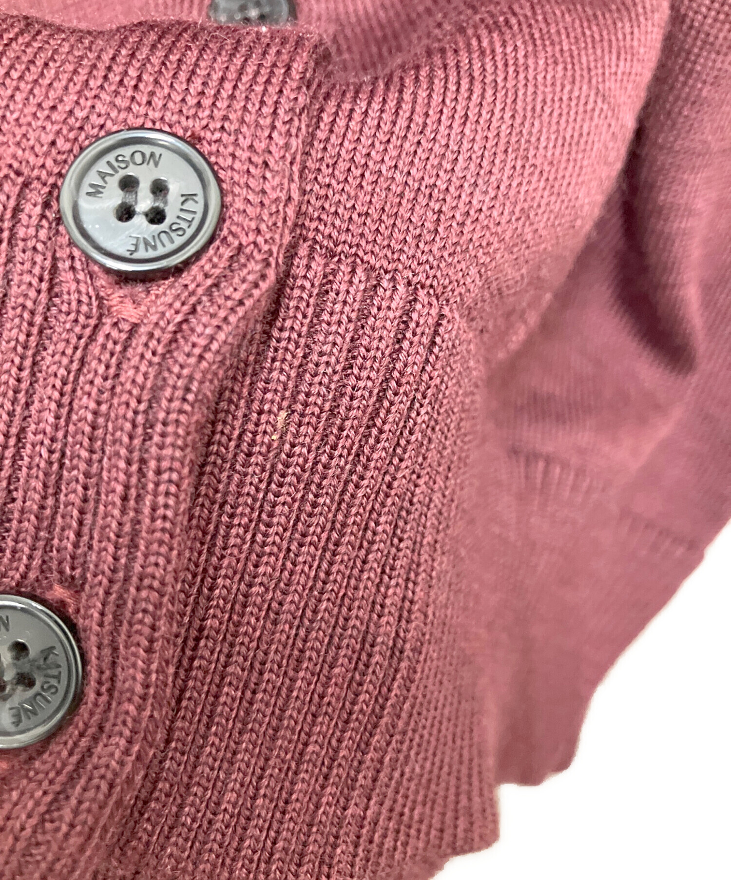 中古・古着通販】maison kitsune (メゾンキツネ) ニットカーディガン