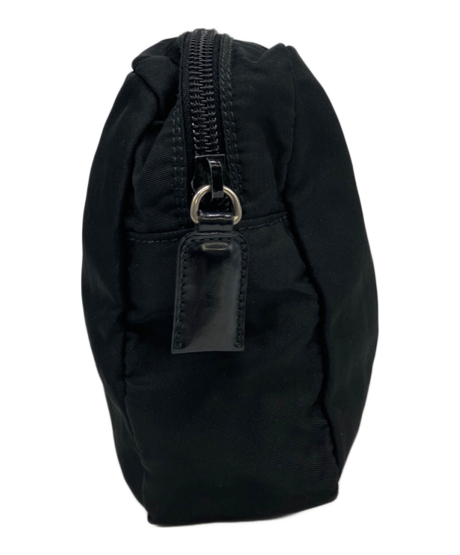 中古・古着通販】PRADA (プラダ) ナイロンポーチ ブラック｜ブランド