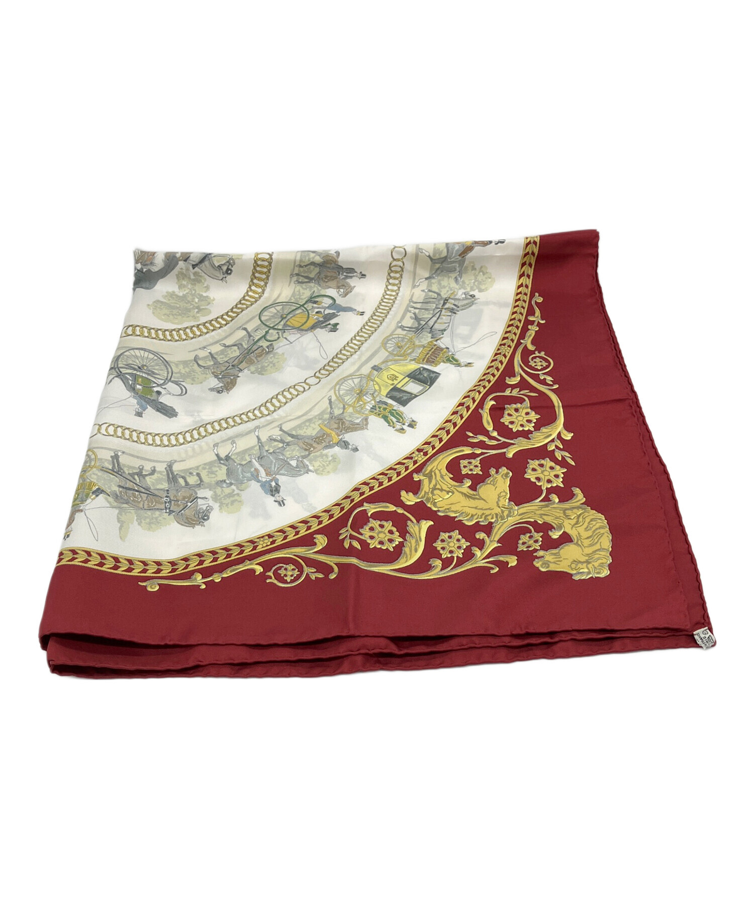 中古・古着通販】HERMES (エルメス) シルクスカーフ カレ90 ロンシャン