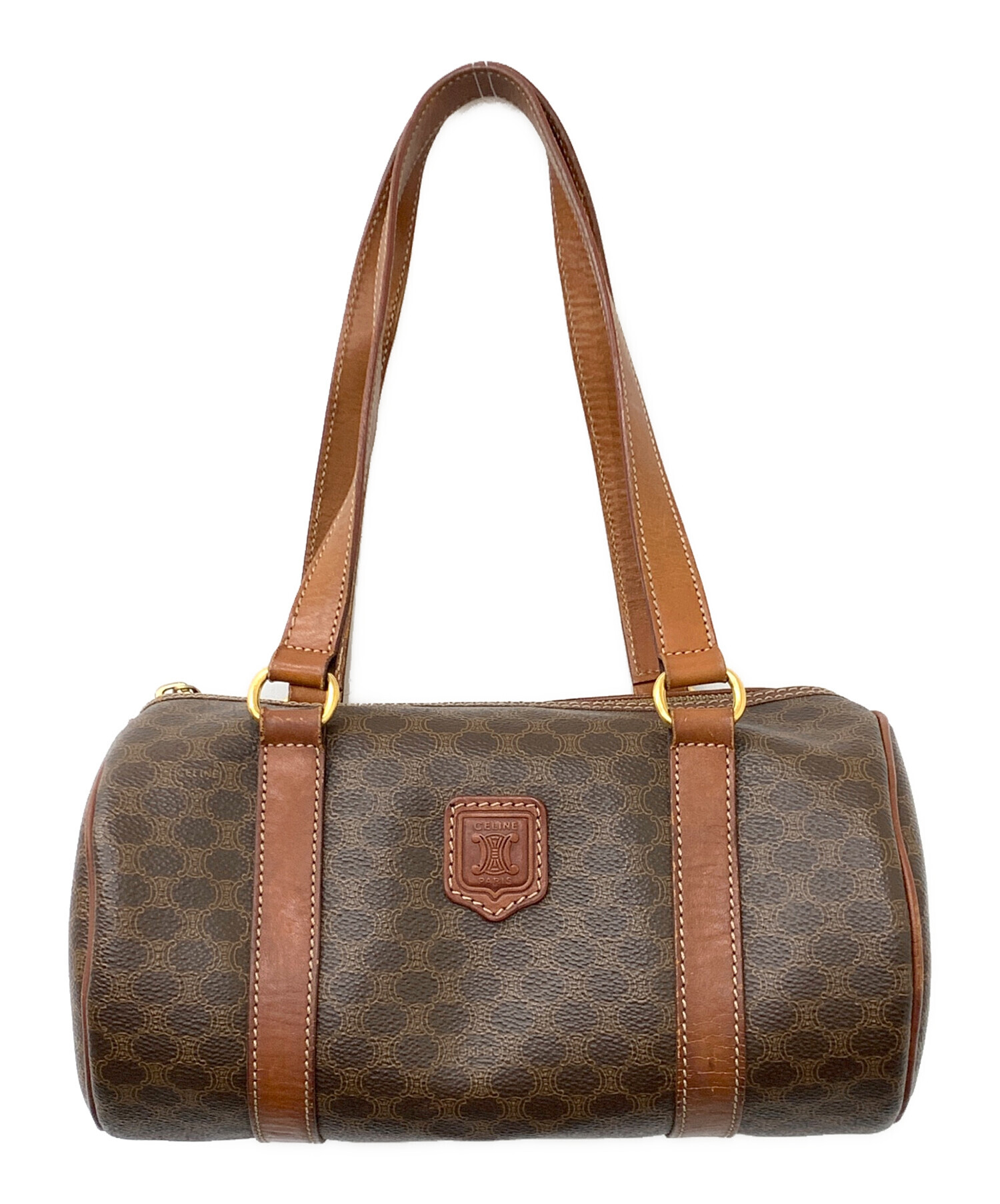 中古・古着通販】CELINE (セリーヌ) マカダム ミニボストンバッグ