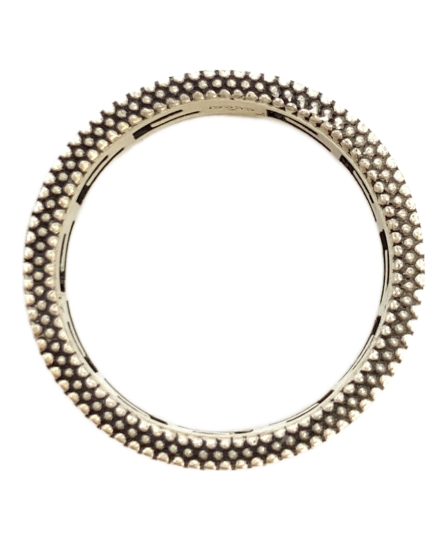 中古・古着通販】GUCCI (グッチ) スクエアGリング アラベスク シルバー