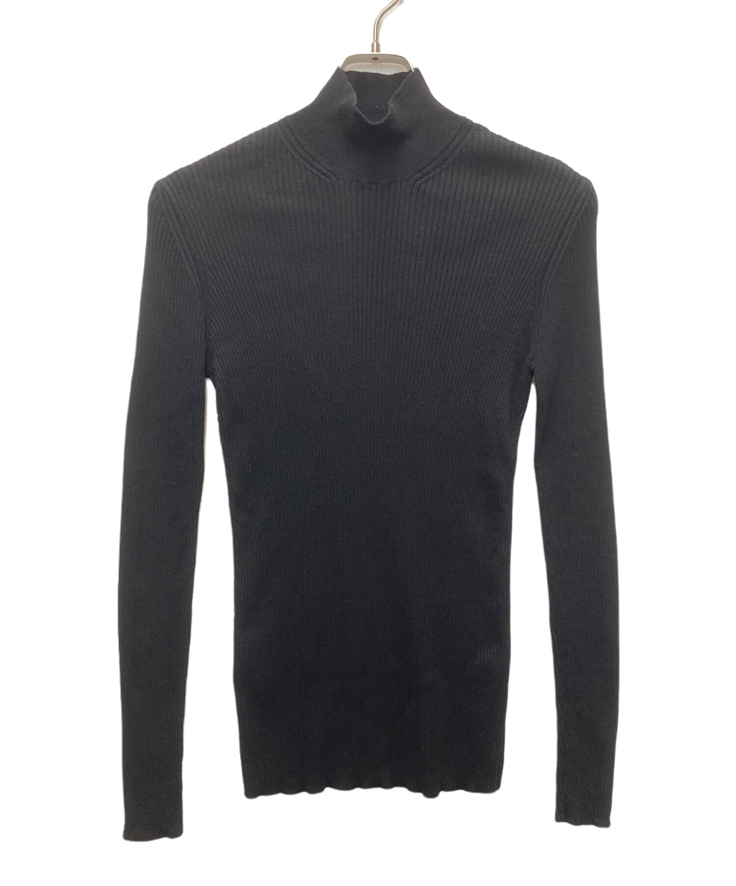 中古・古着通販】PRADA (プラダ) ハイネックリブニット ブラック