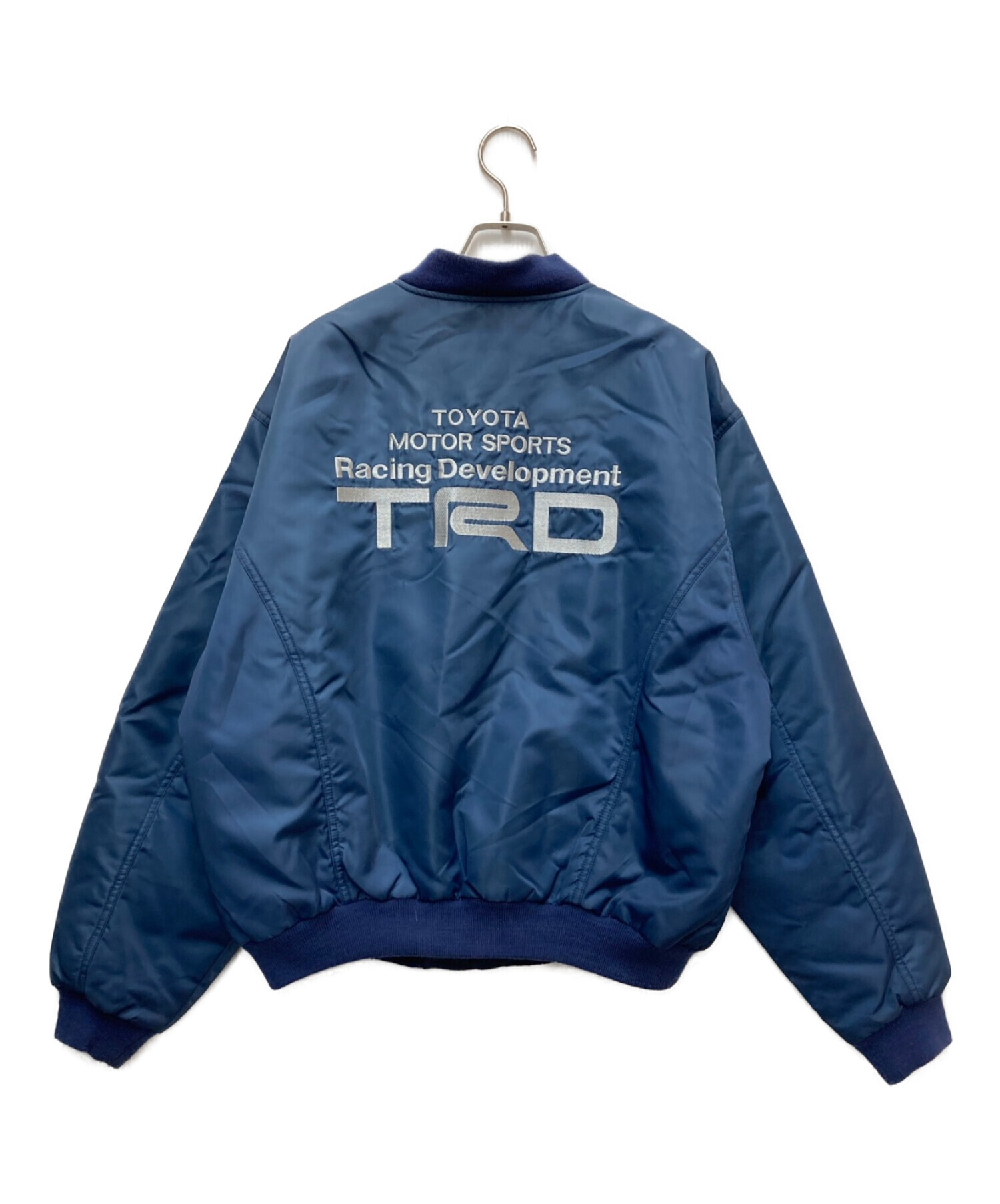 中古・古着通販】TRD (ティーアールディー) 中綿ブルゾン ネイビー