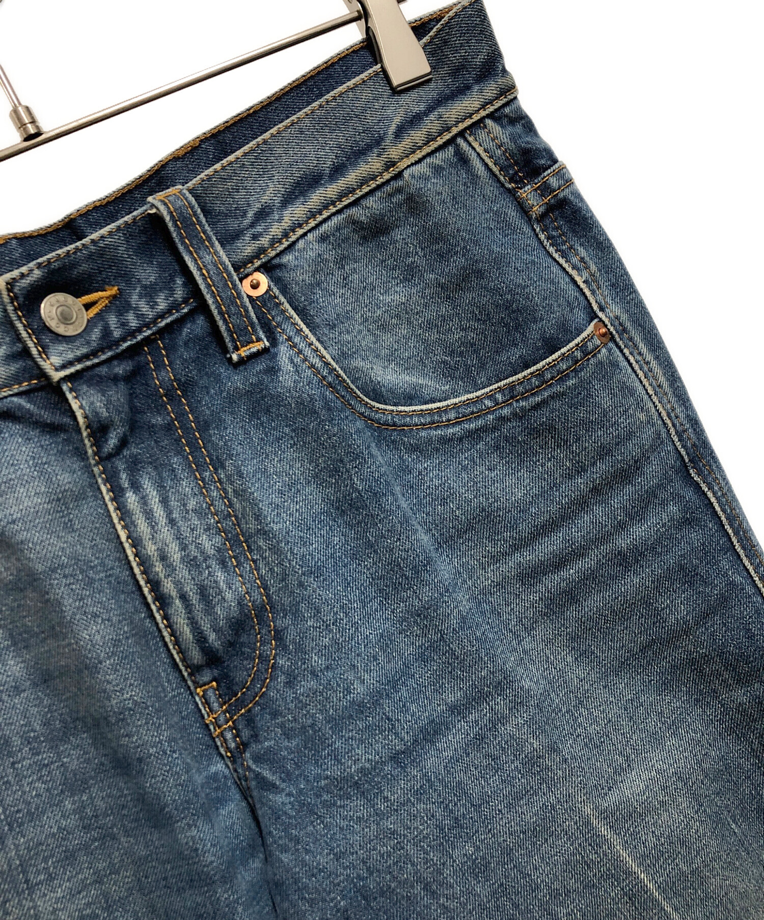 中古・古着通販】GUCCI (グッチ) ラベル付きウォッシュドフレアデニム