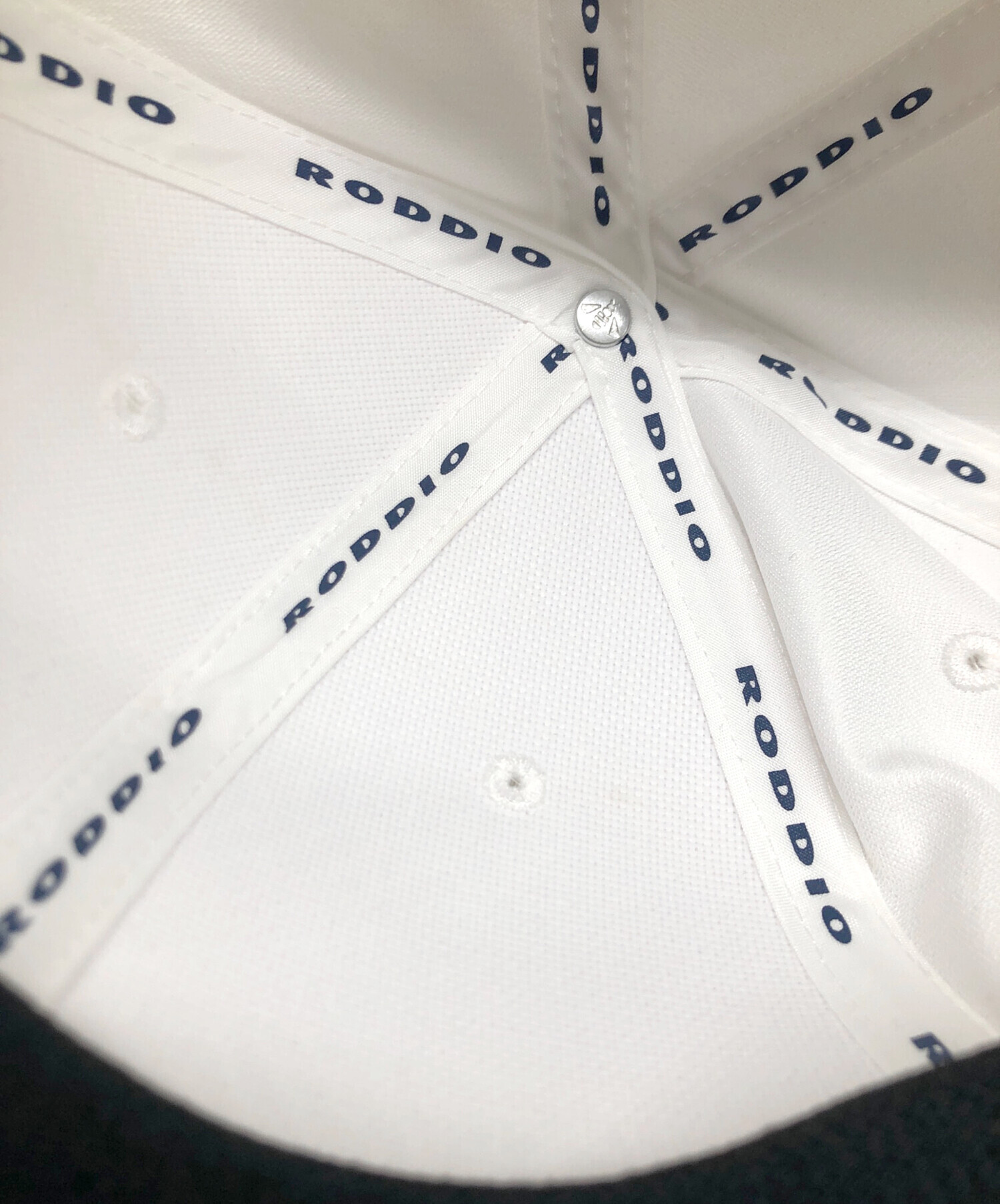中古・古着通販】RODDIO (ロッディオ) キャップ ホワイト×ネイビー