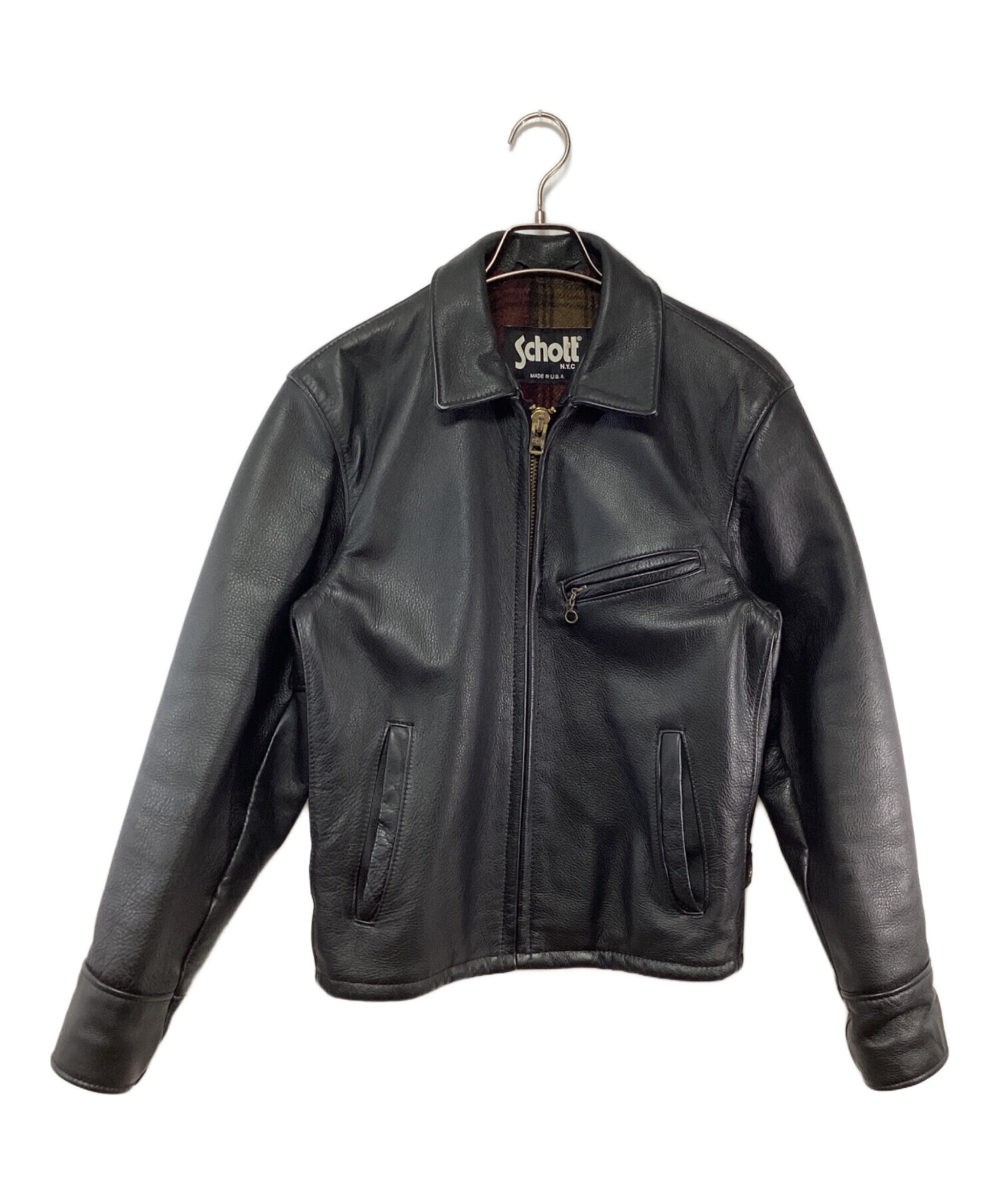 中古・古着通販】Schott (ショット) シングルレザージャケット