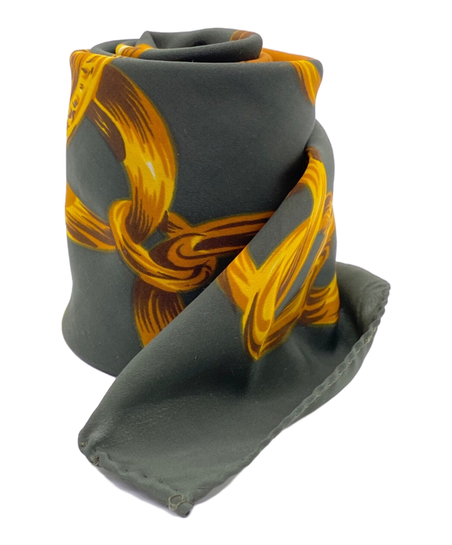 中古・古着通販】CHANEL (シャネル) チェーン柄シルクスカーフ