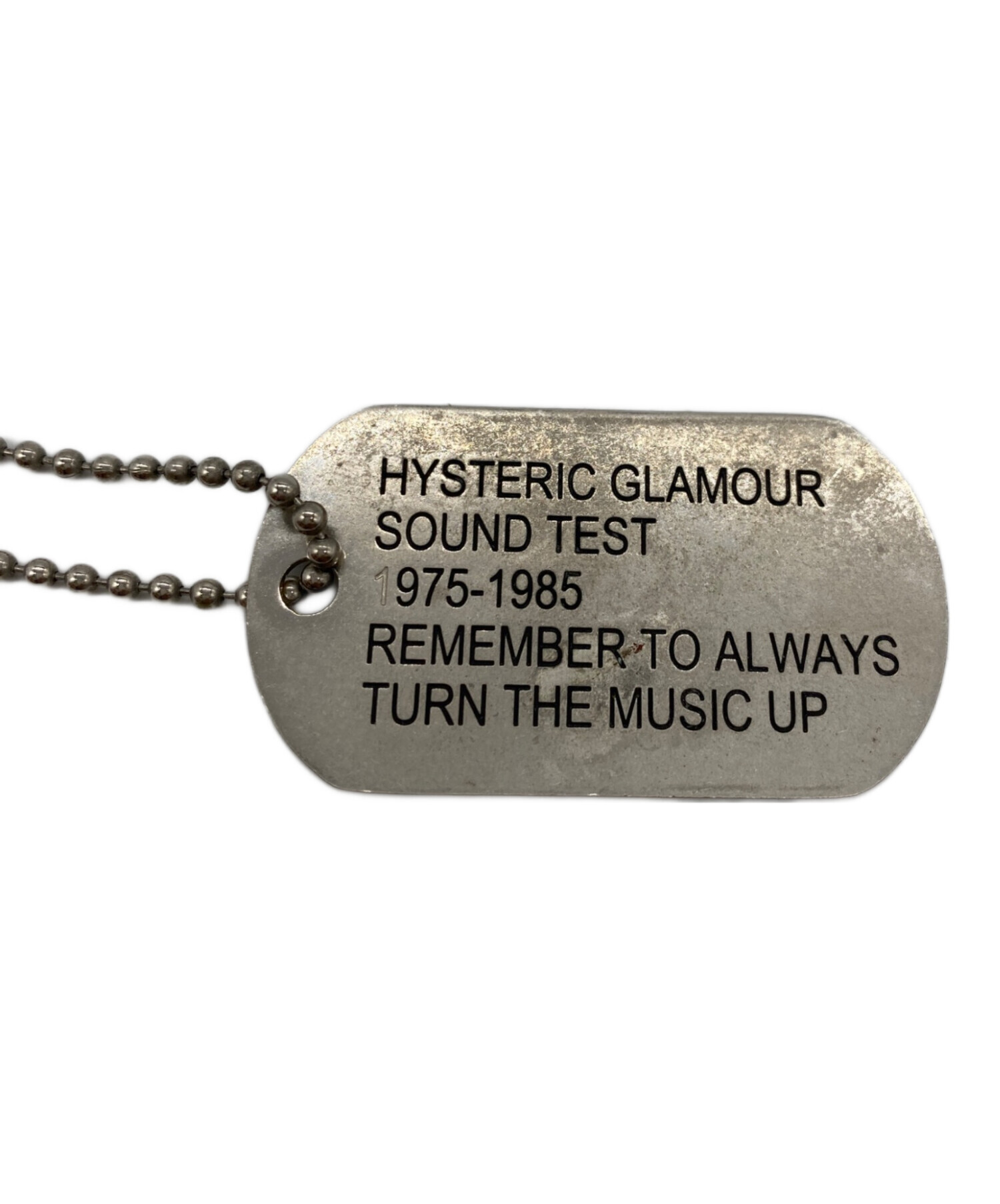 中古・古着通販】Hysteric Glamour (ヒステリックグラマー) ドッグタグ