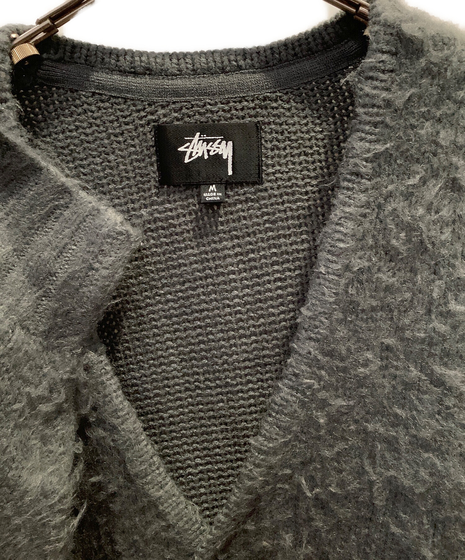 中古・古着通販】stussy (ステューシー) ニットカーディガン stussy