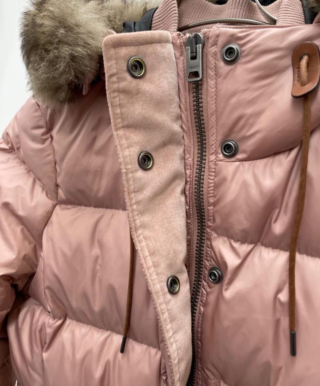 中古・古着通販】COACH (コーチ) ダウンジャケット ベージュ サイズ:M