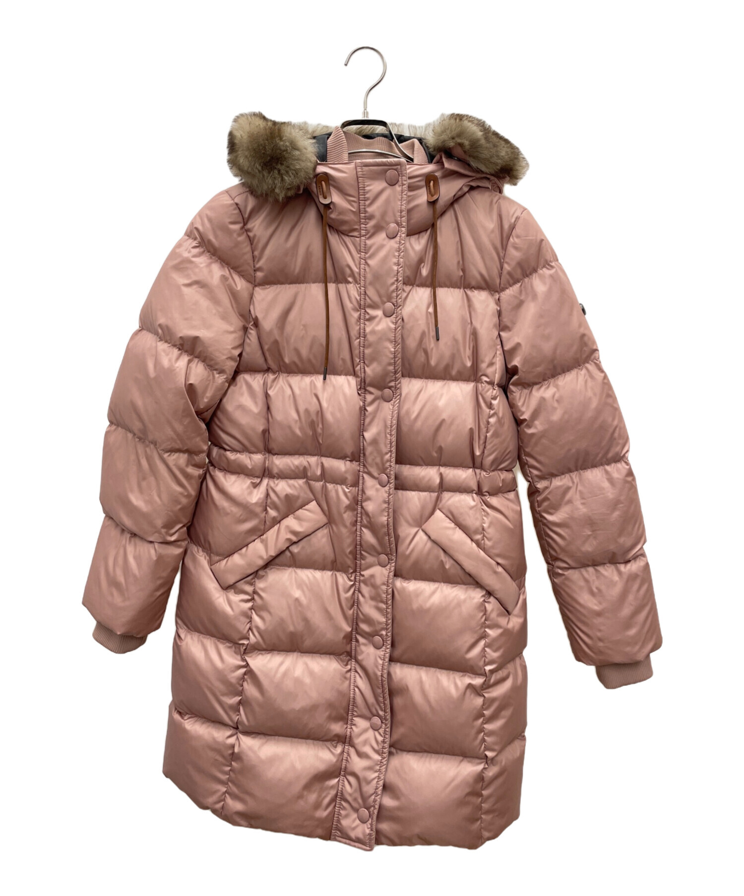 中古・古着通販】COACH (コーチ) ダウンジャケット ベージュ サイズ:M