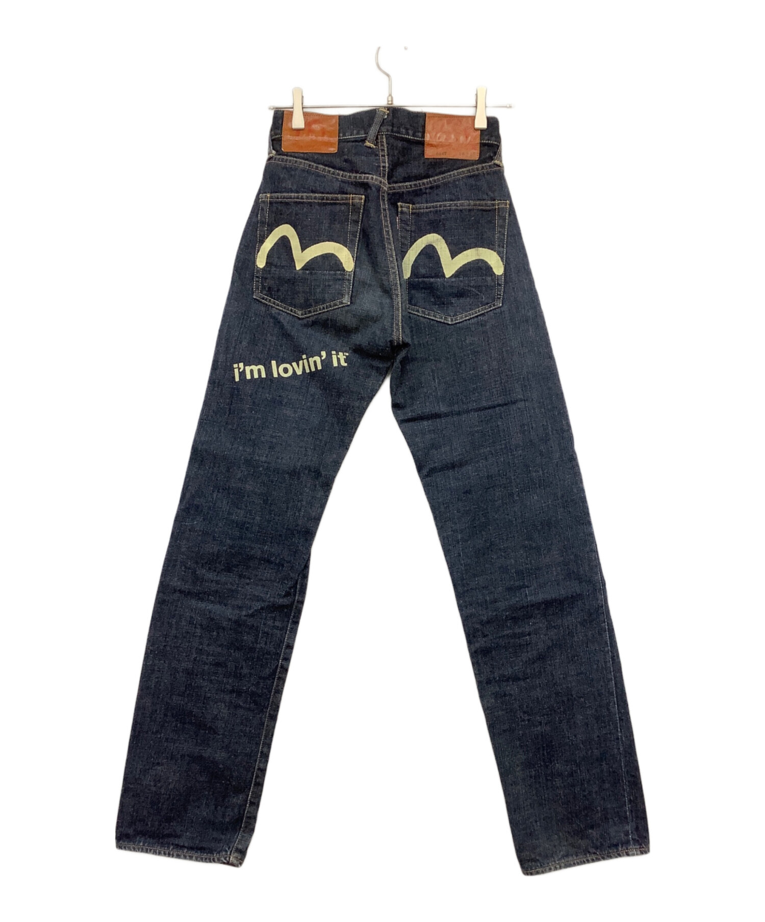 中古・古着通販】EVISU (エビス) デニムパンツ インディゴ サイズ:71cm