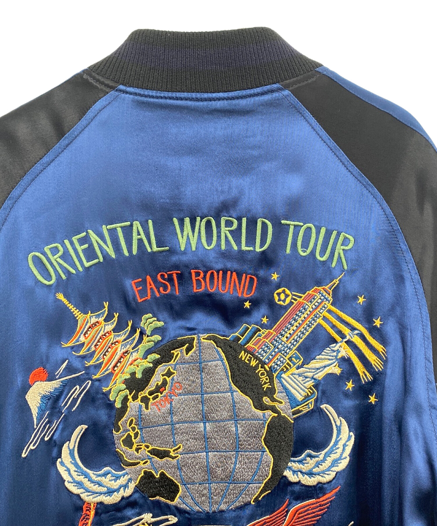 中古・古着通販】Schott (ショット) スカジャン ブルー×ブラック