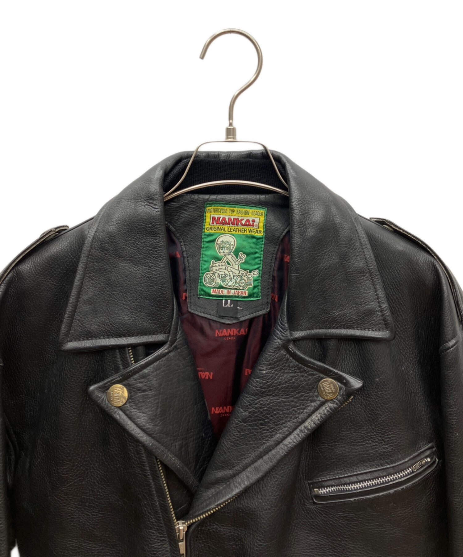 中古・古着通販】NANKAI (ナンカイ) ライダースジャケット ブラック