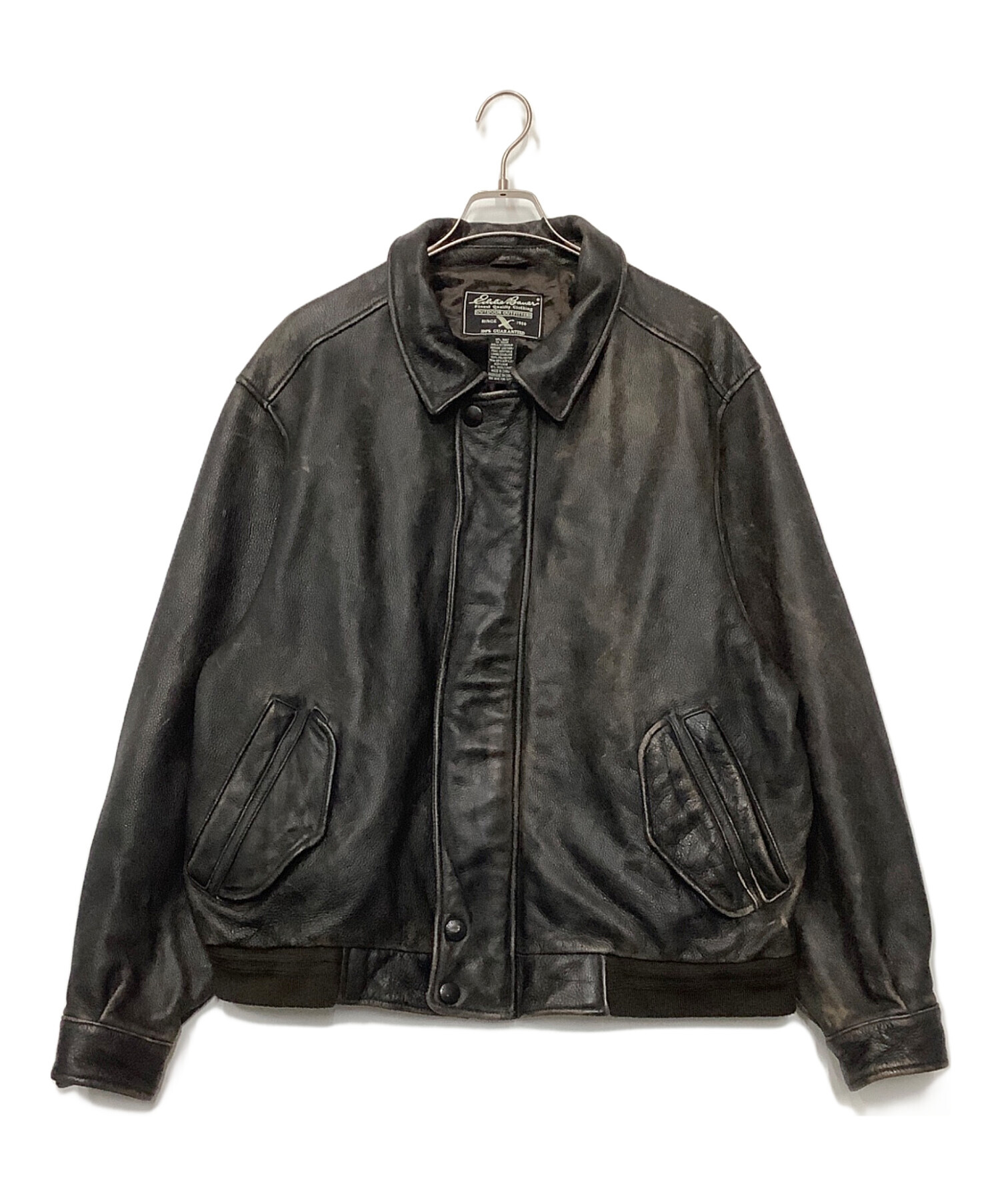 中古・古着通販】Eddie Bauer (エディーバウアー) レザージャケット