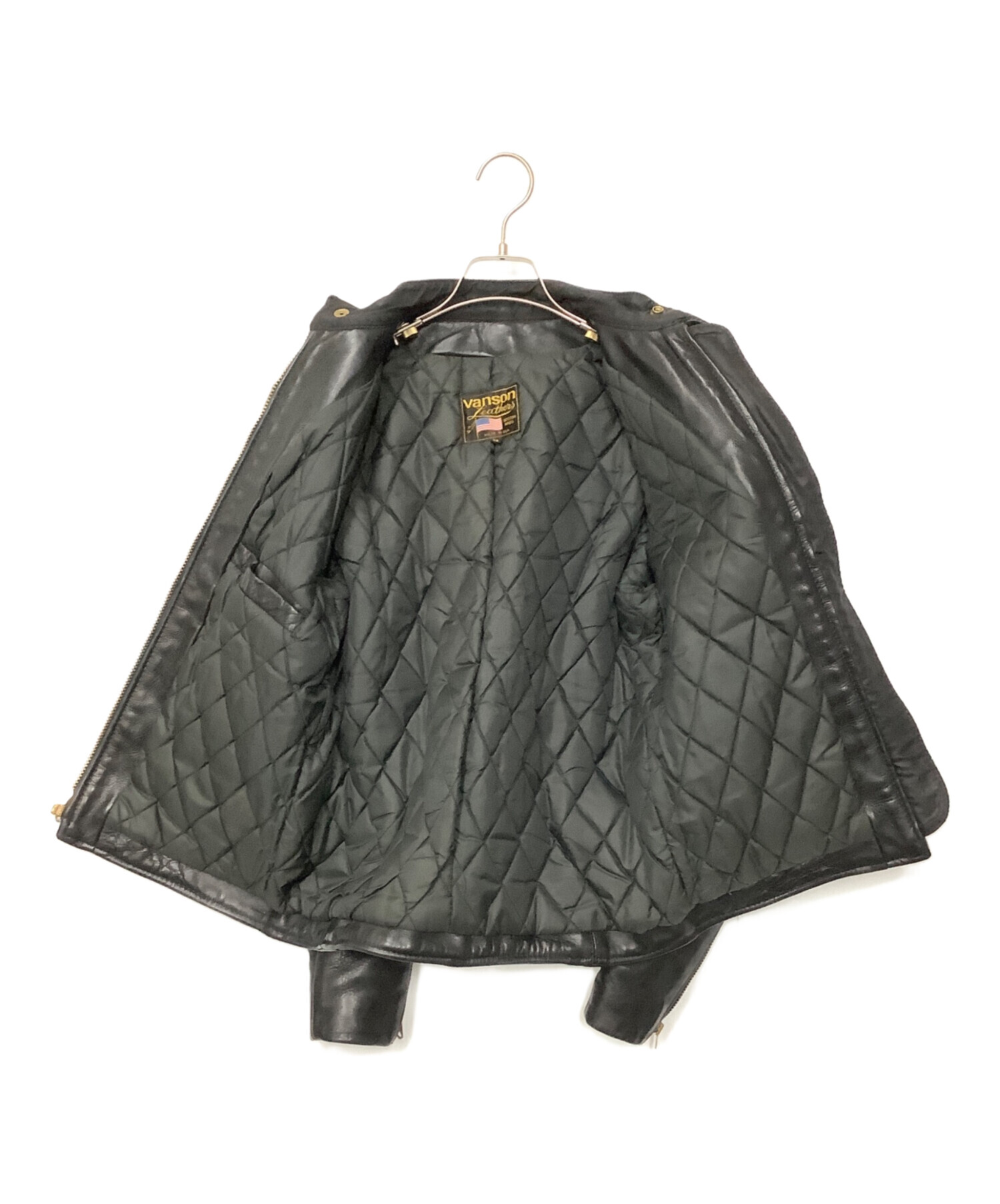 中古・古着通販】VANSON (バンソン) シングルライダースジャケット