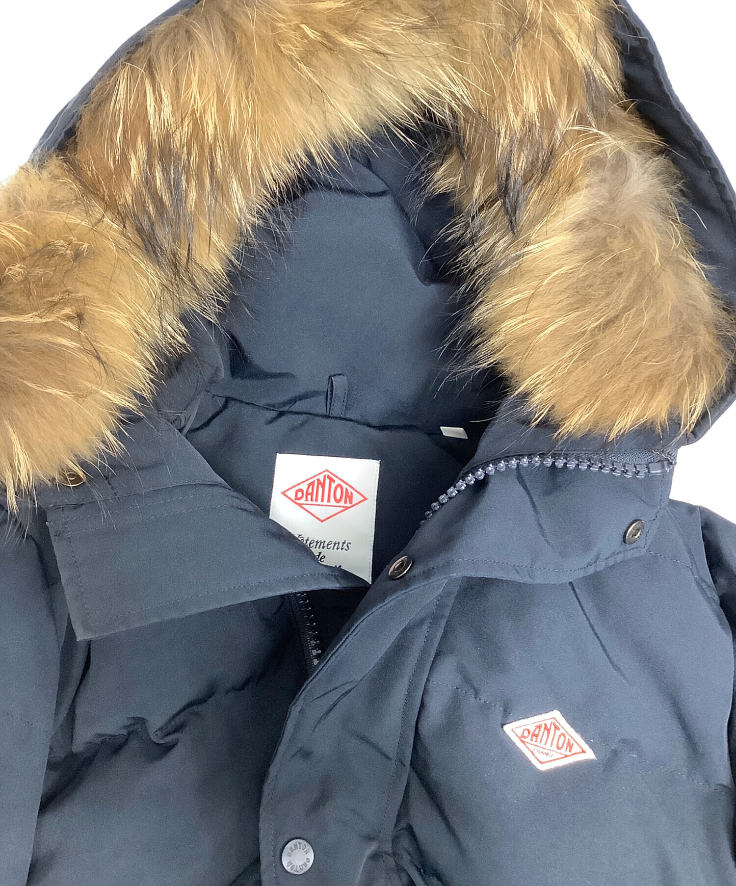 中古・古着通販】DANTON (ダントン) ダウンジャケット ネイビー サイズ