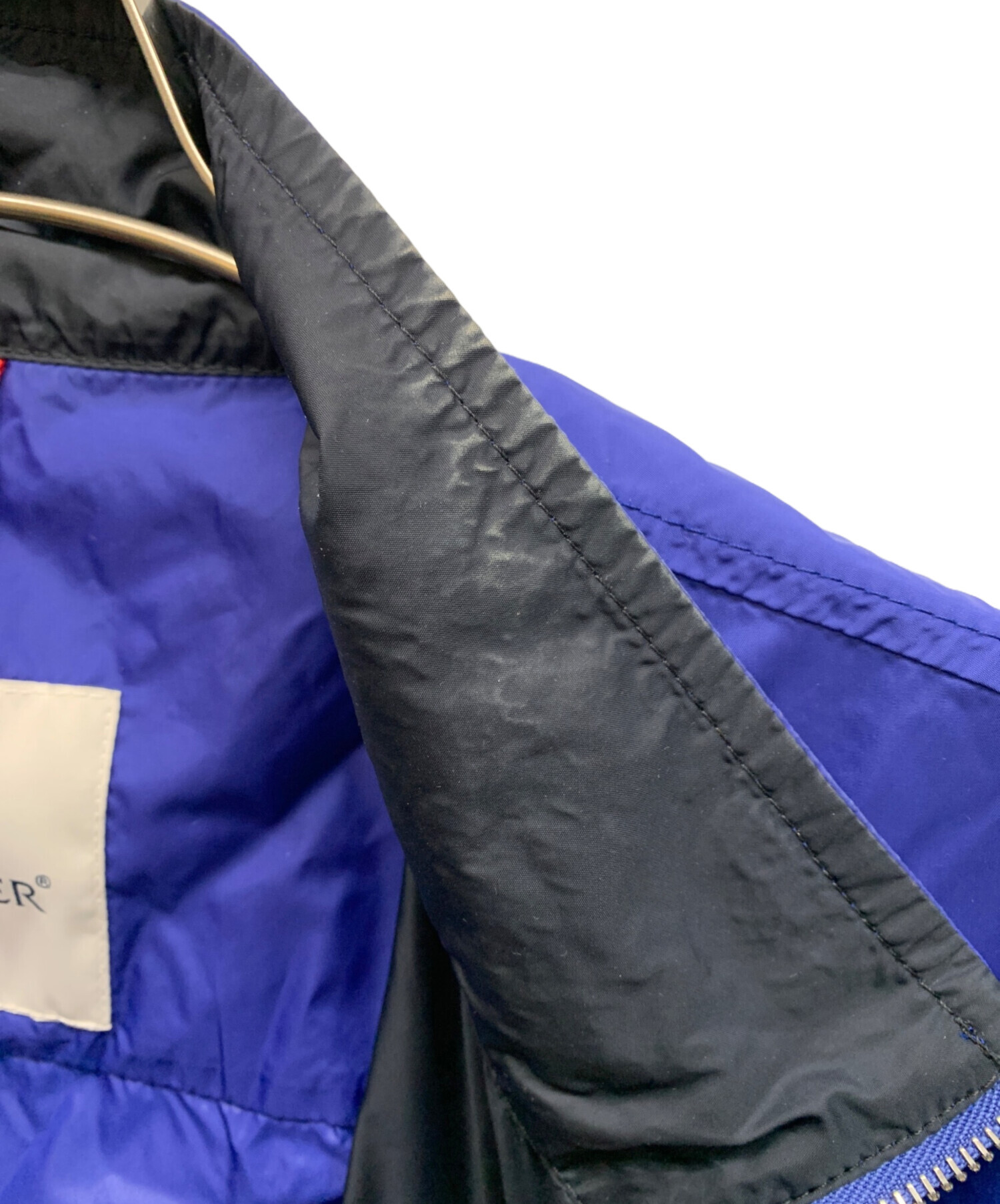 中古・古着通販】MONCLER (モンクレール) ウインドブレーカー ブルー