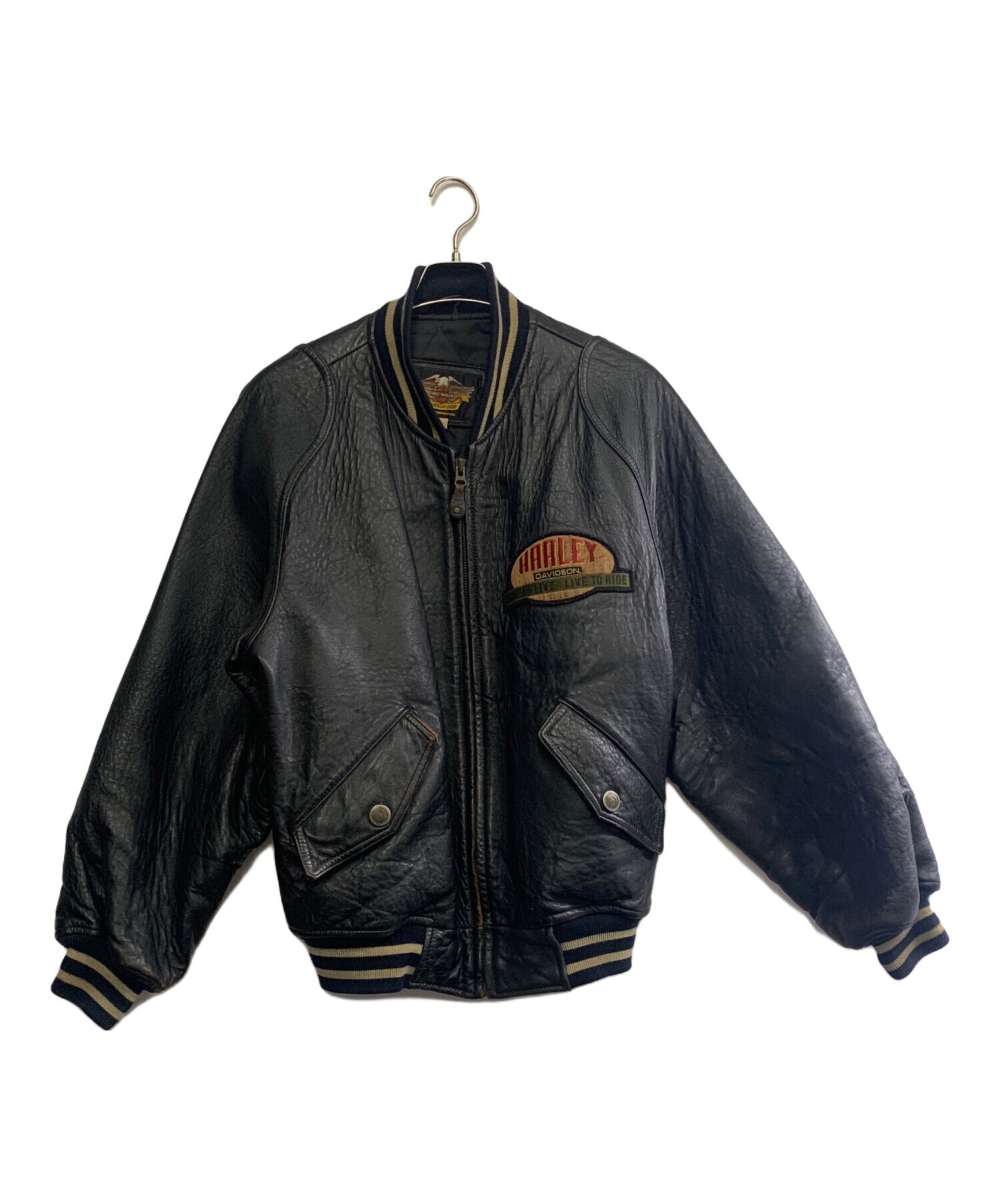 中古・古着通販】HARLEY-DAVIDSON (ハーレーダビッドソン) 90'sレザー