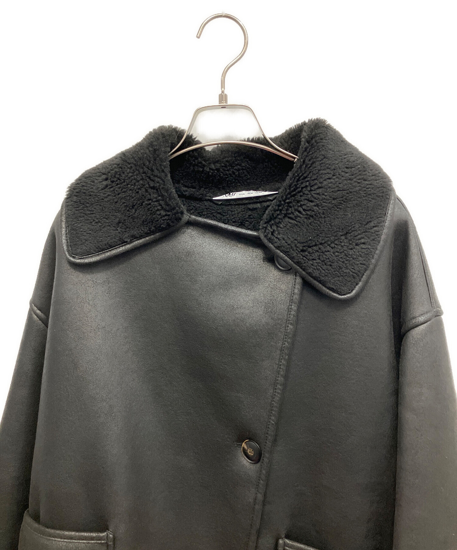 中古・古着通販】ZARA (ザラ) ダブルフェイスジャケット ブラック