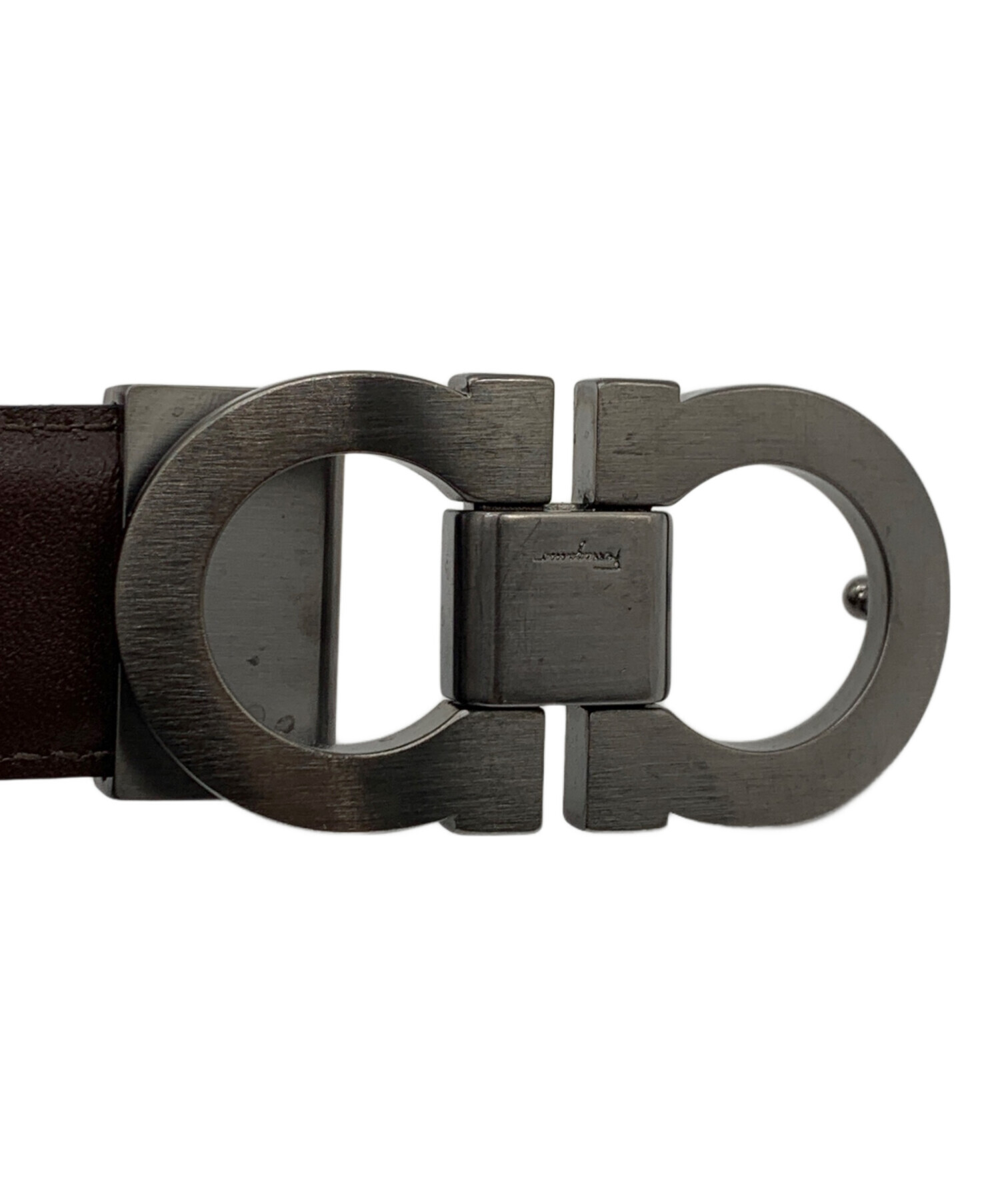 中古・古着通販】Ferragamo (フェラガモ) ガンチーニベルト ブラック