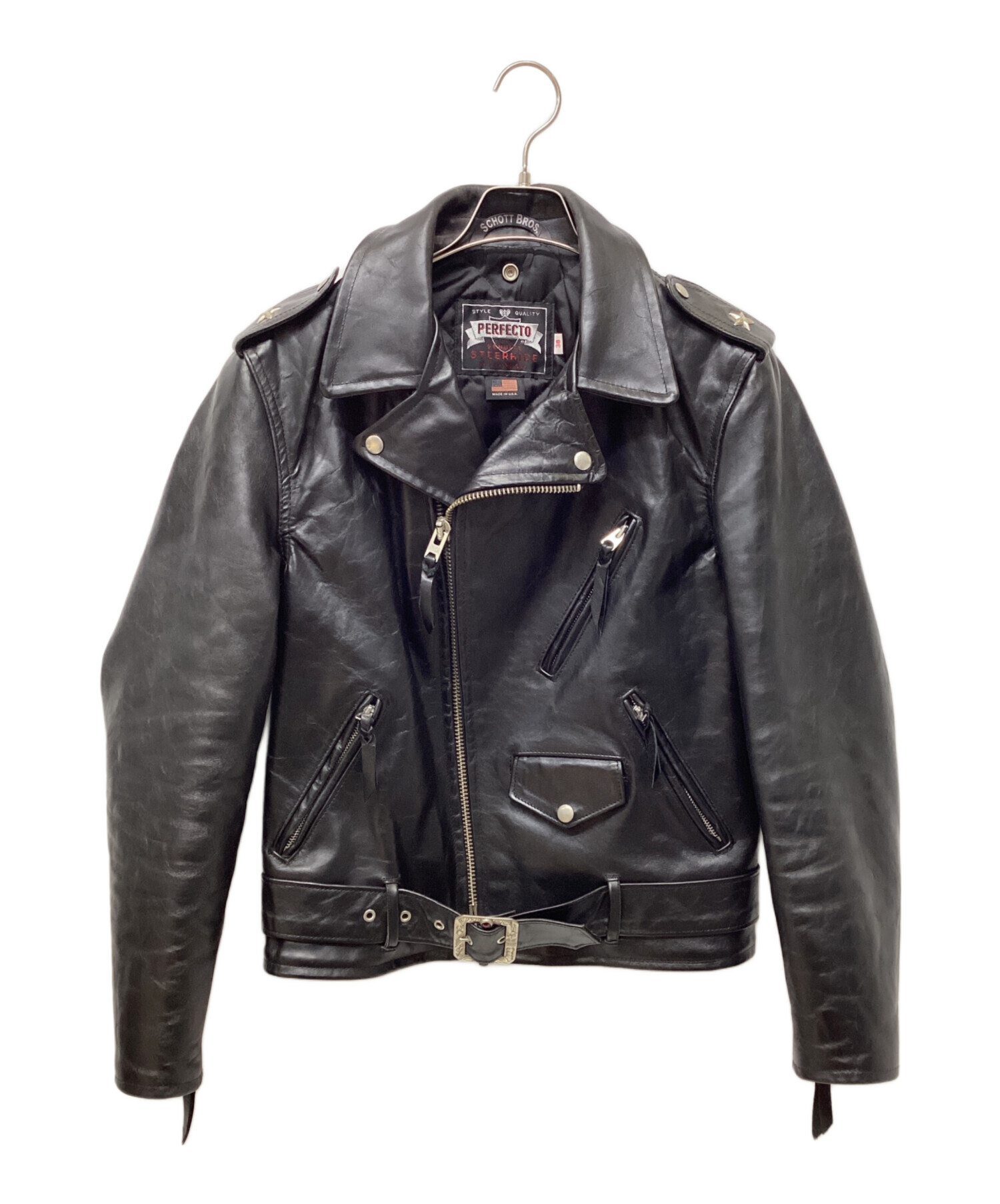 中古・古着通販】Schott (ショット) マイケル ブラック サイズ:38