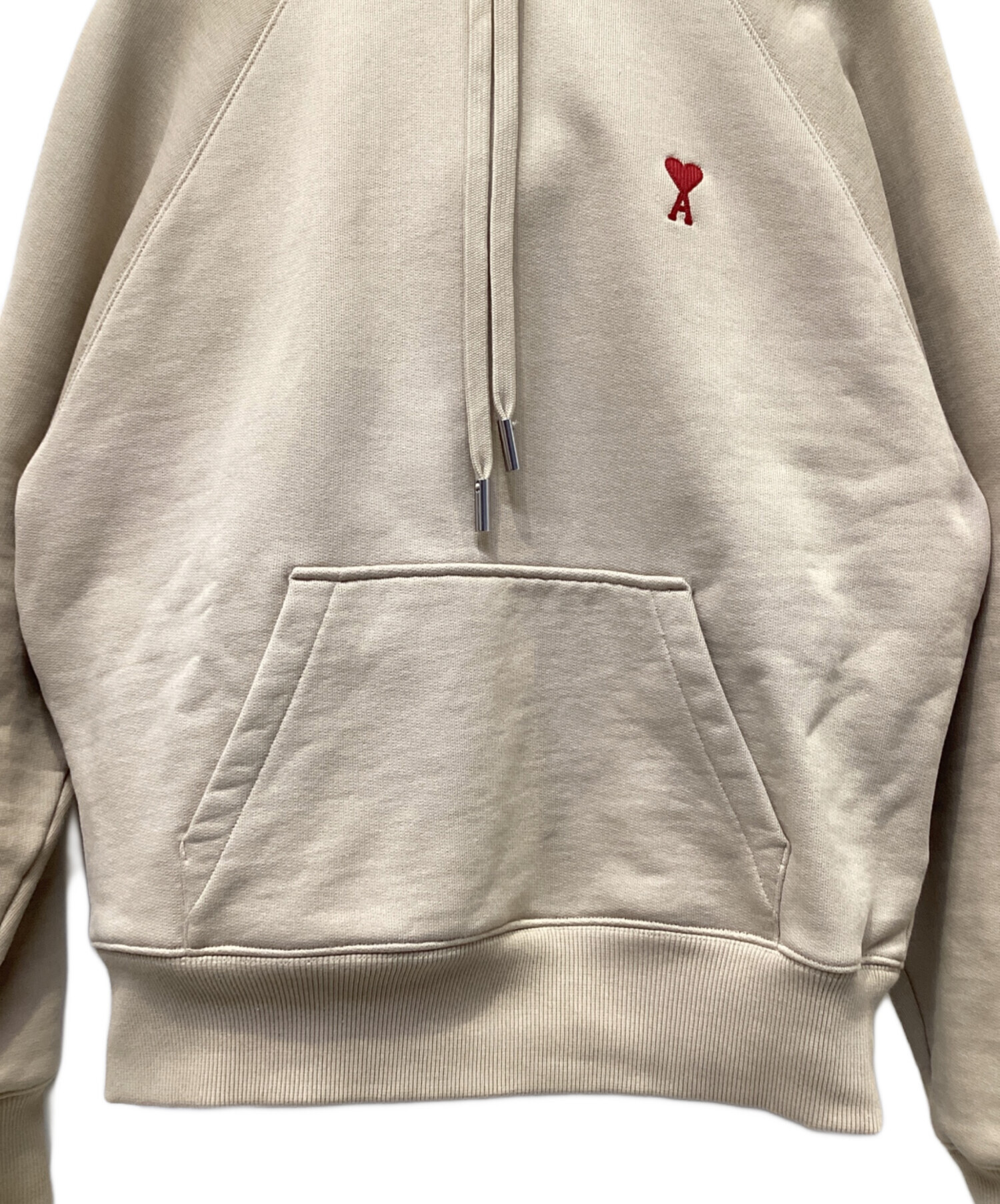 中古・古着通販】AMI PARIS (アミ パリ) AMI ロゴパーカー ベージュ