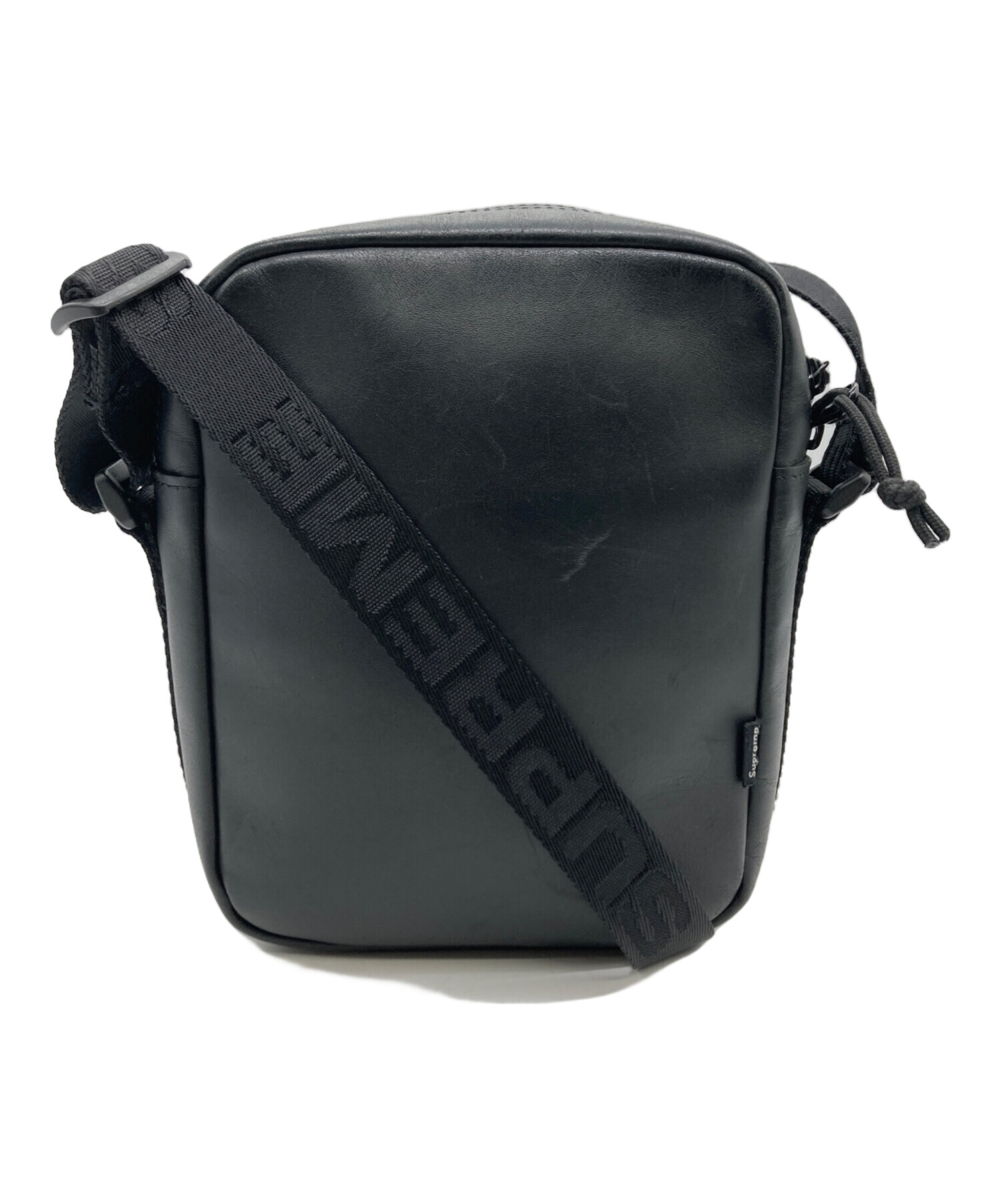 中古・古着通販】Supreme (シュプリーム) レザーショルダーバッグ