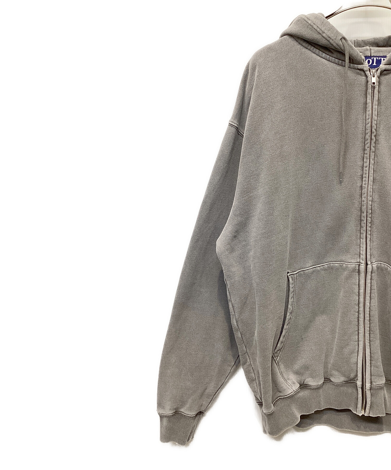 中古・古着通販】BoTT (ボット) ジップパーカー グレー サイズ:XXL