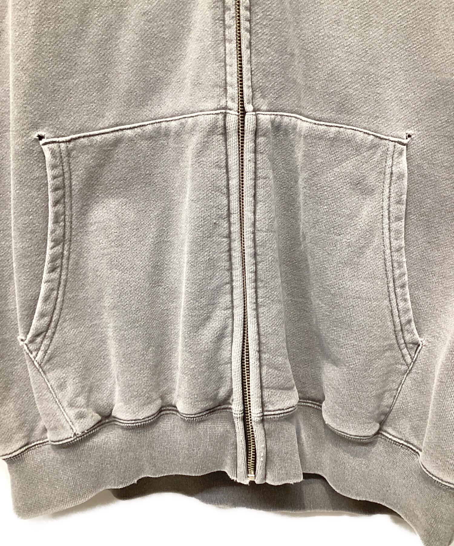 中古・古着通販】BoTT (ボット) ジップパーカー グレー サイズ:XXL