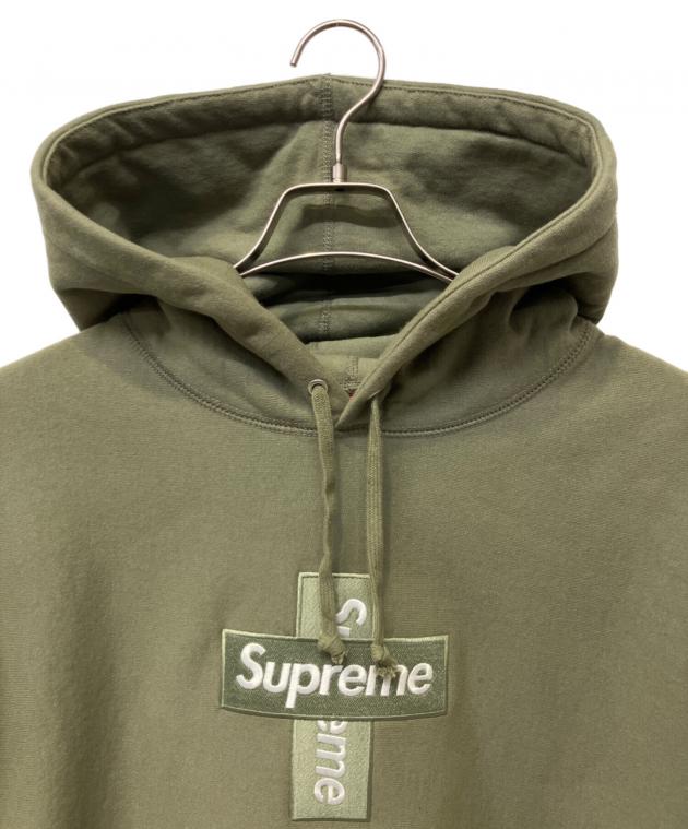 中古・古着通販】Supreme (シュプリーム) パーカー オリーブ サイズ:XL