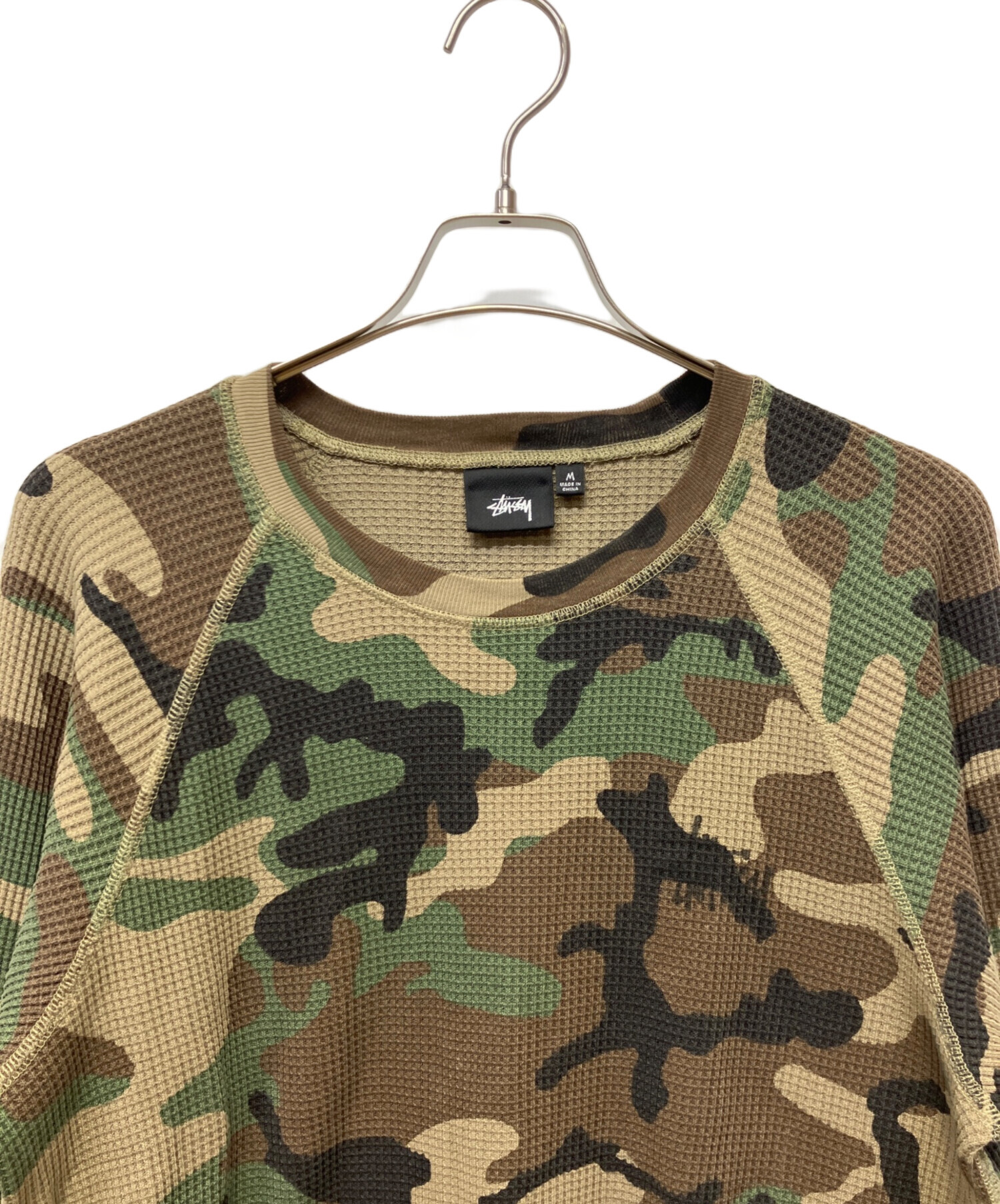 中古・古着通販】stussy (ステューシー) Raglan Thermal Basic Stock
