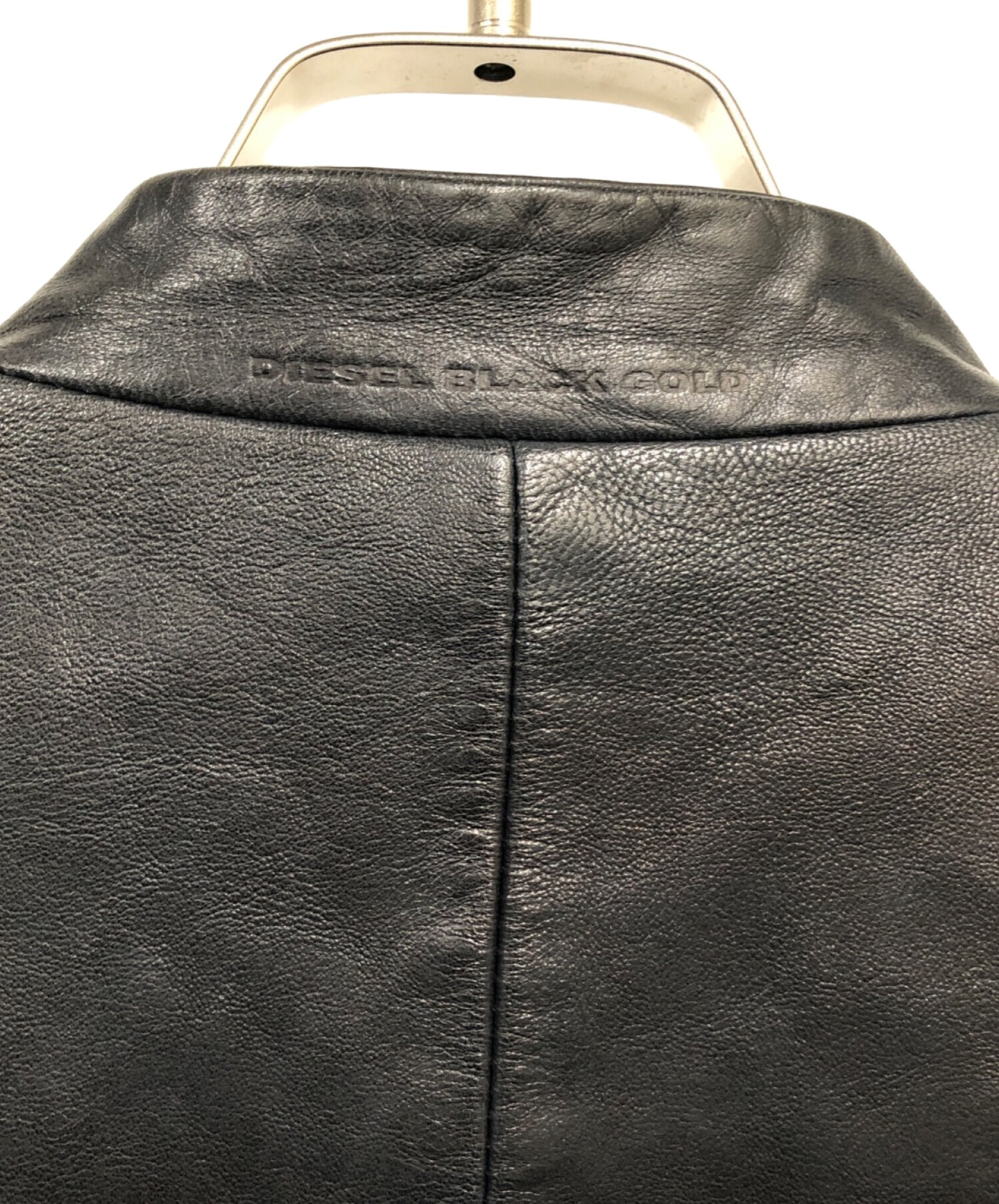 DIESEL BLACK GOLD ホワイトレザージャケット DIESEL BLACK GOLD