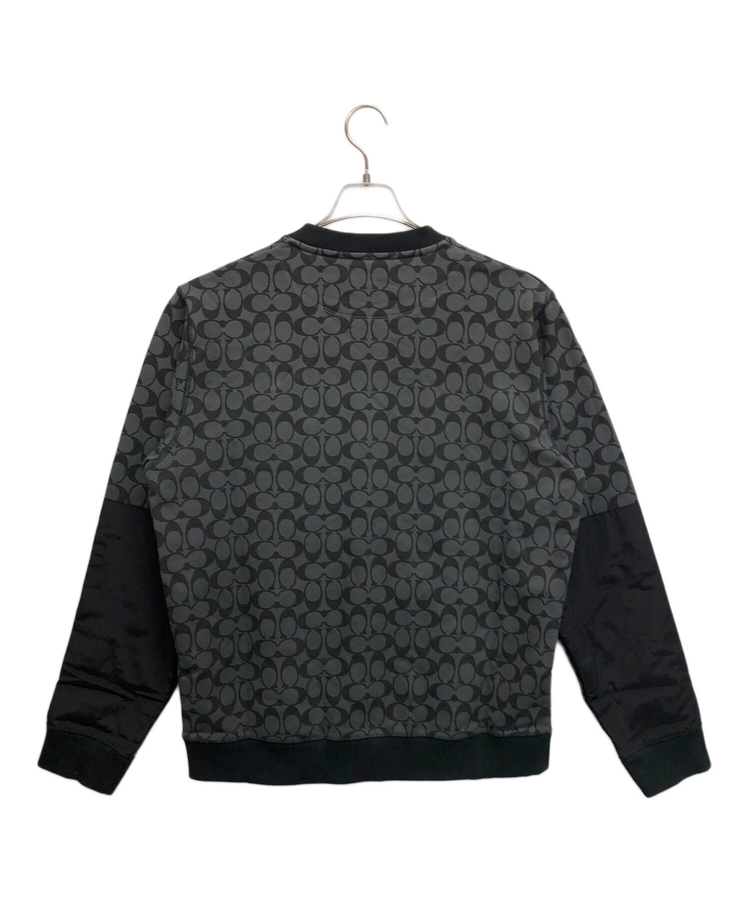 中古・古着通販】COACH (コーチ) スウェット ブラック サイズ:L 未