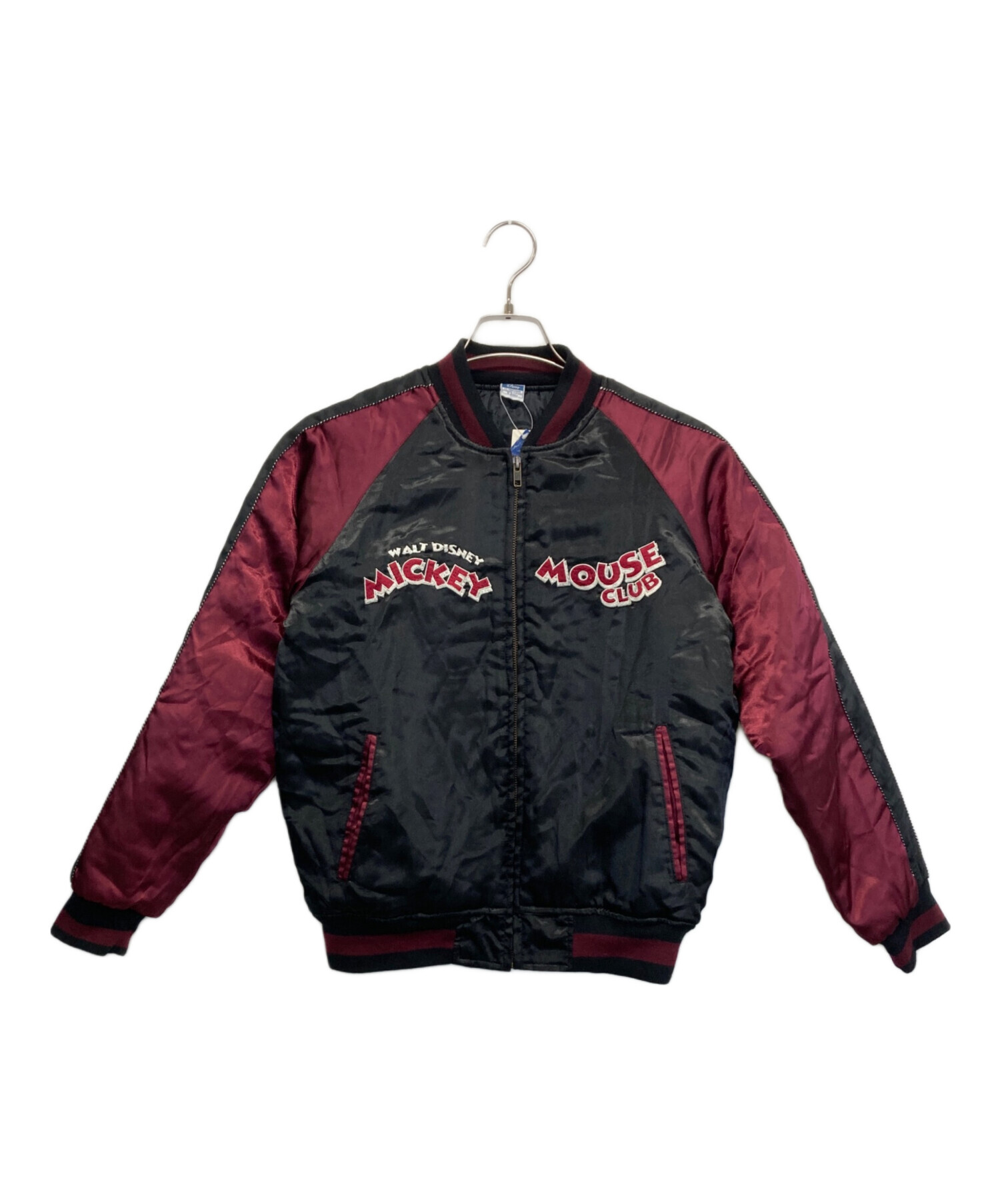 中古・古着通販】Disney (ディズニー) スカジャン ブラック×レッド