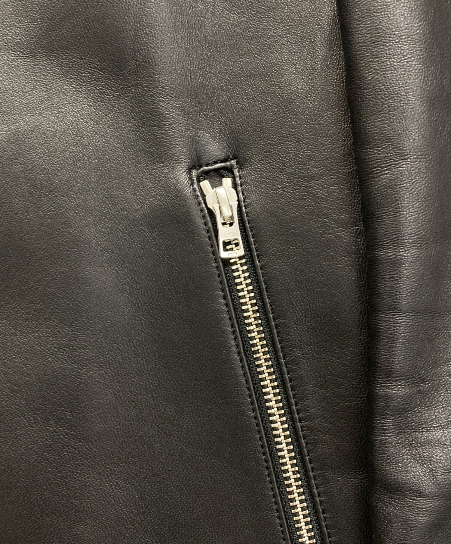 中古・古着通販】LIDnM (リドム) シングルライダースジャケット