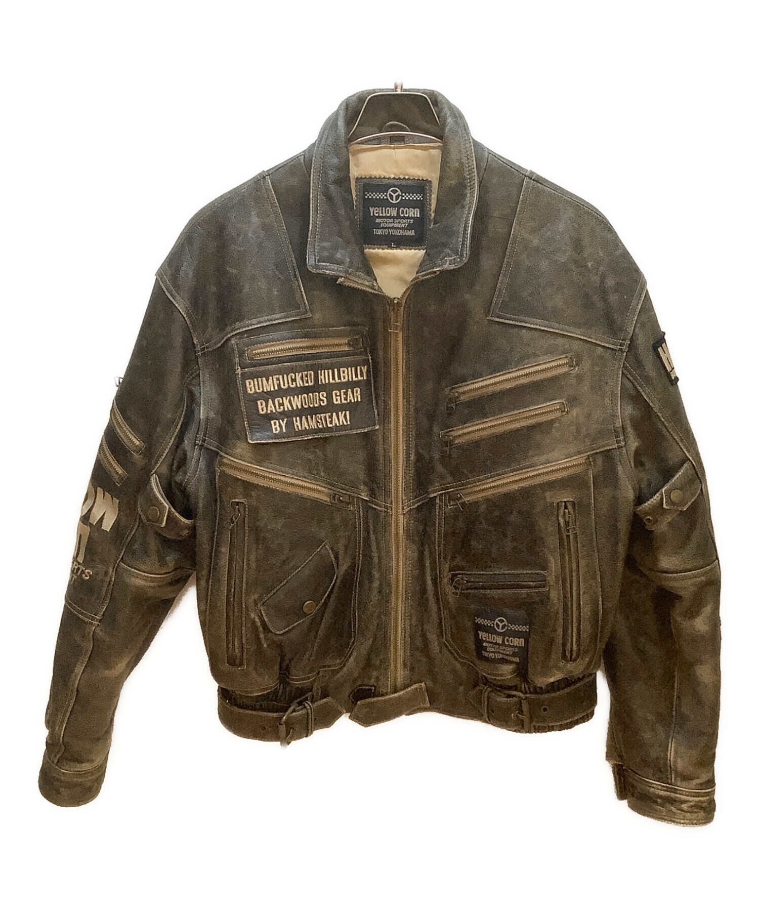 中古・古着通販】YELLOW CORN (イエローコーン) レザージャケット