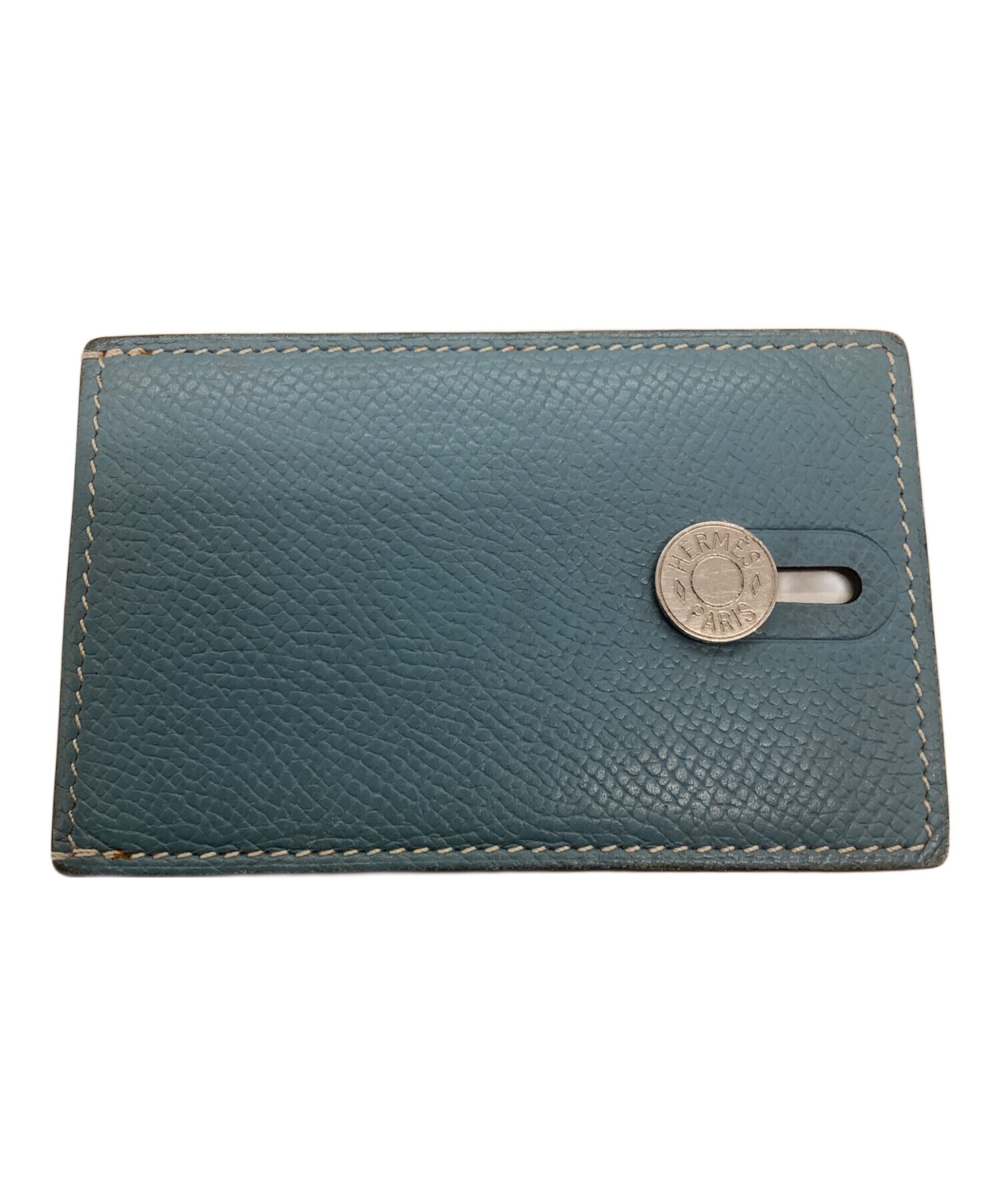 中古・古着通販】HERMES (エルメス) パスケース スカイブルー