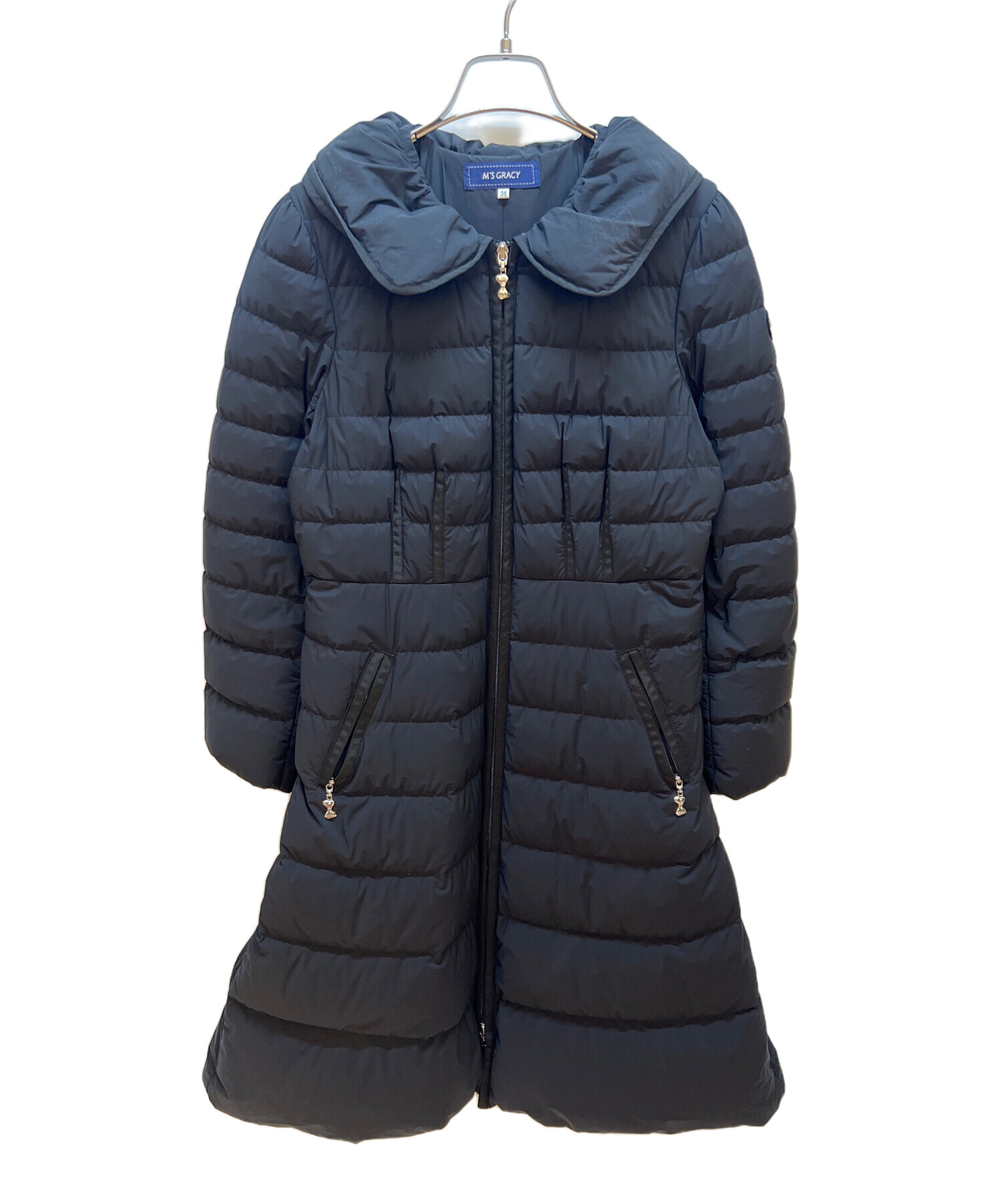 中古・古着通販】M'S GRACY (エムズグレイシー) ダウンコート ブラック