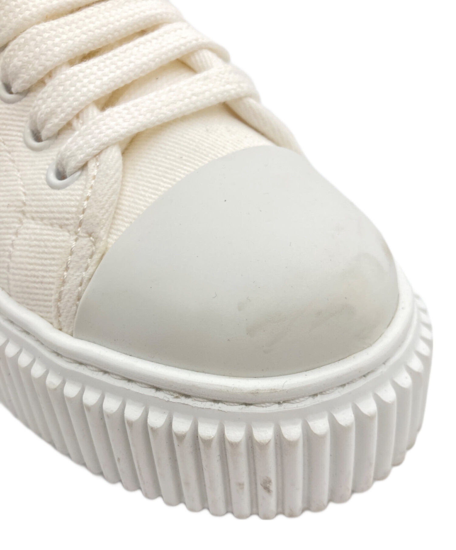 中古・古着通販】MIU MIU (ミュウミュウ) フラットフォームスニーカー