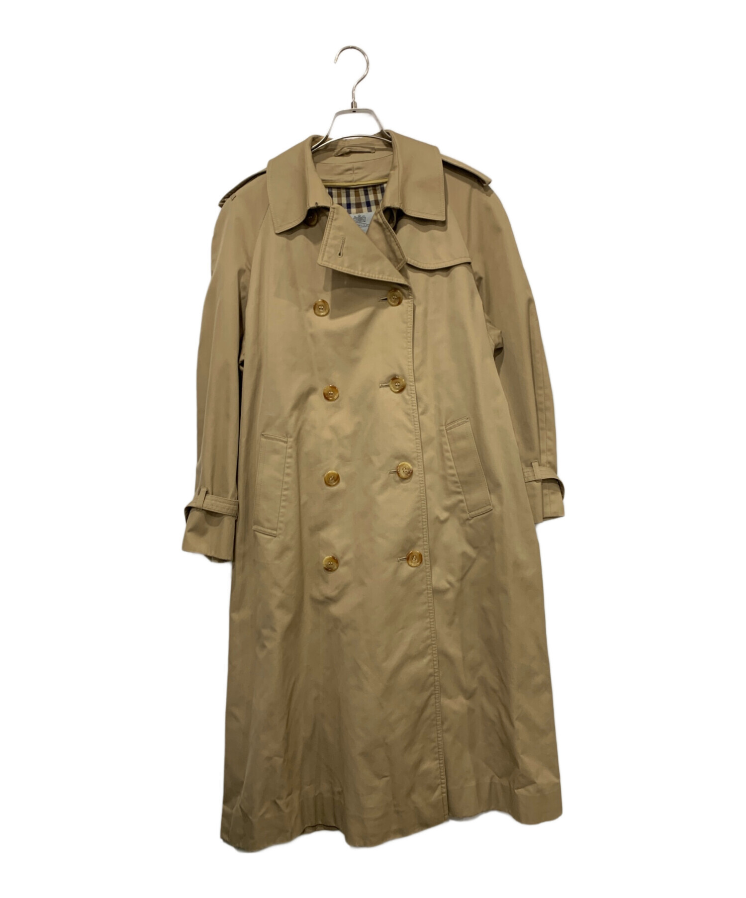 中古・古着通販】Aquascutum (アクアスキュータム) Aqua5トレンチ