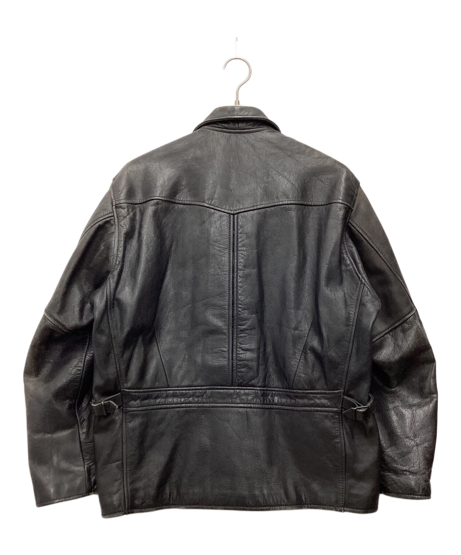 中古・古着通販】CHEVIGNON (シェビニオン) レザージャケット ブラック