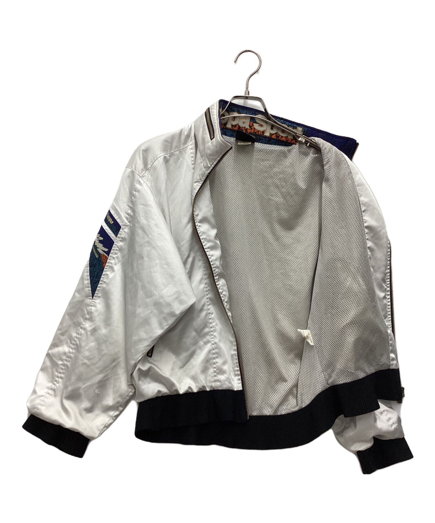 中古・古着通販】Kappa (カッパ) ナイロンジャケット 90S ホワイト