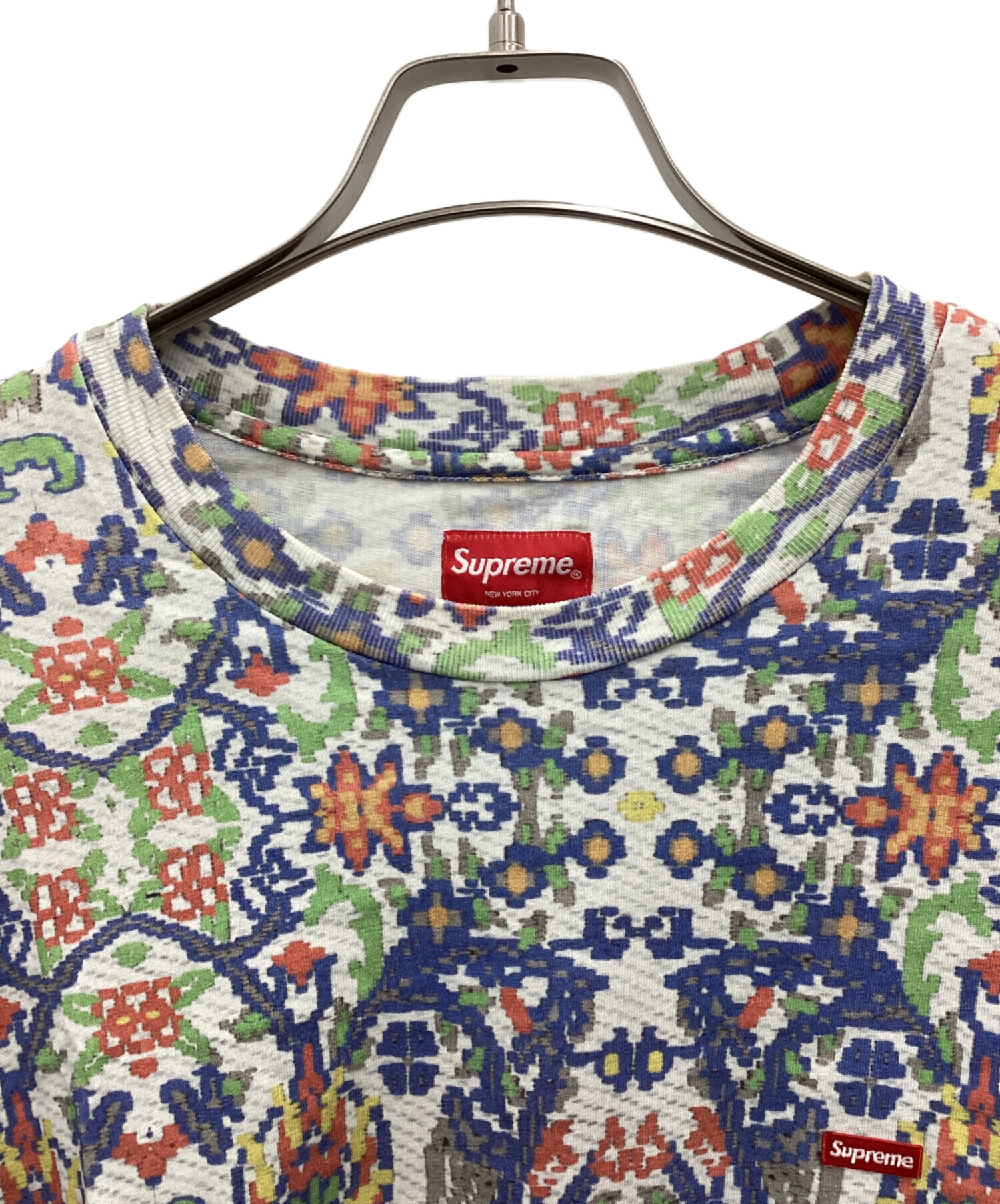 中古・古着通販】Supreme (シュプリーム) 長袖カットソー マルチカラー