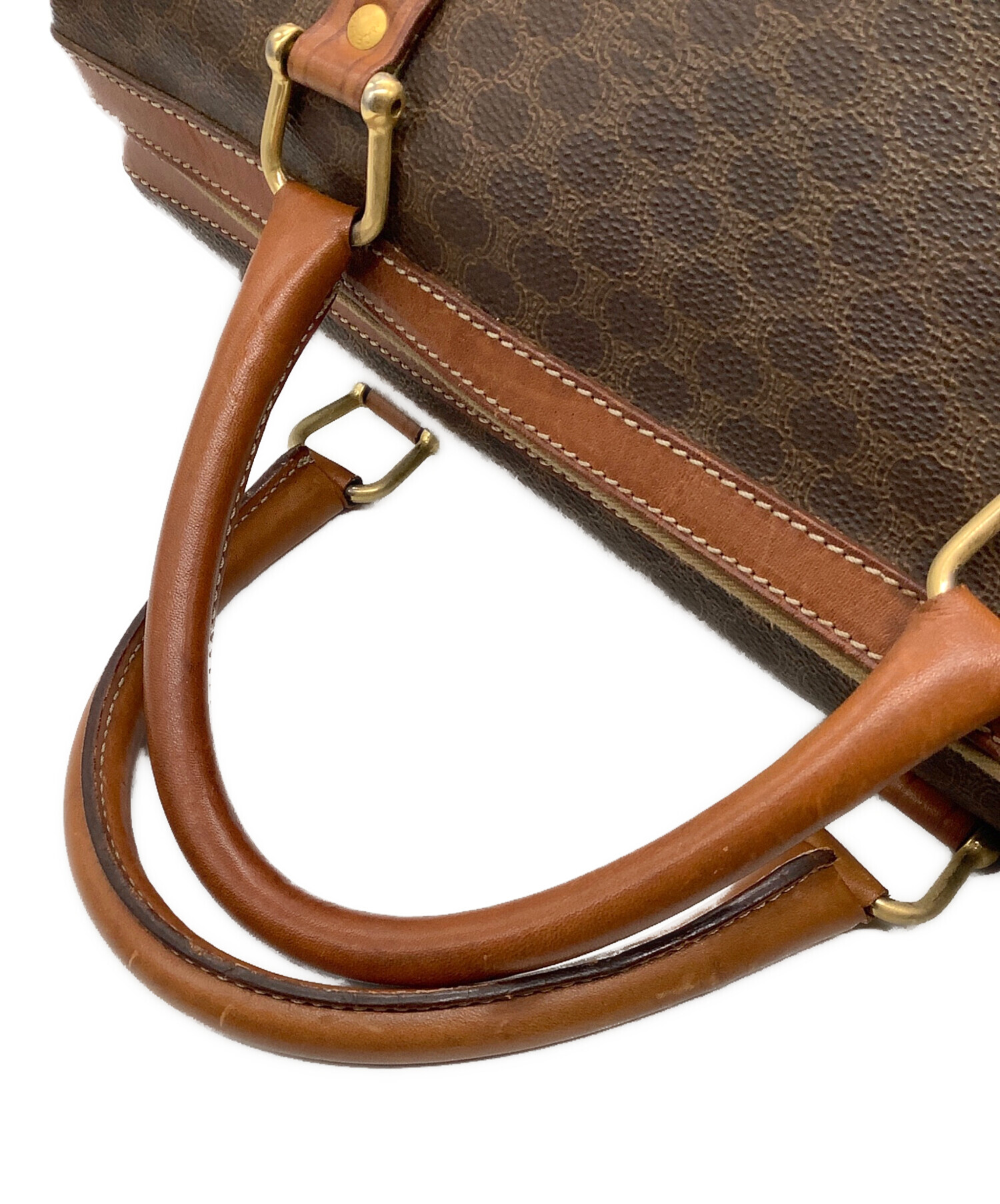 中古・古着通販】CELINE (セリーヌ) ボストンバッグ ブラウン