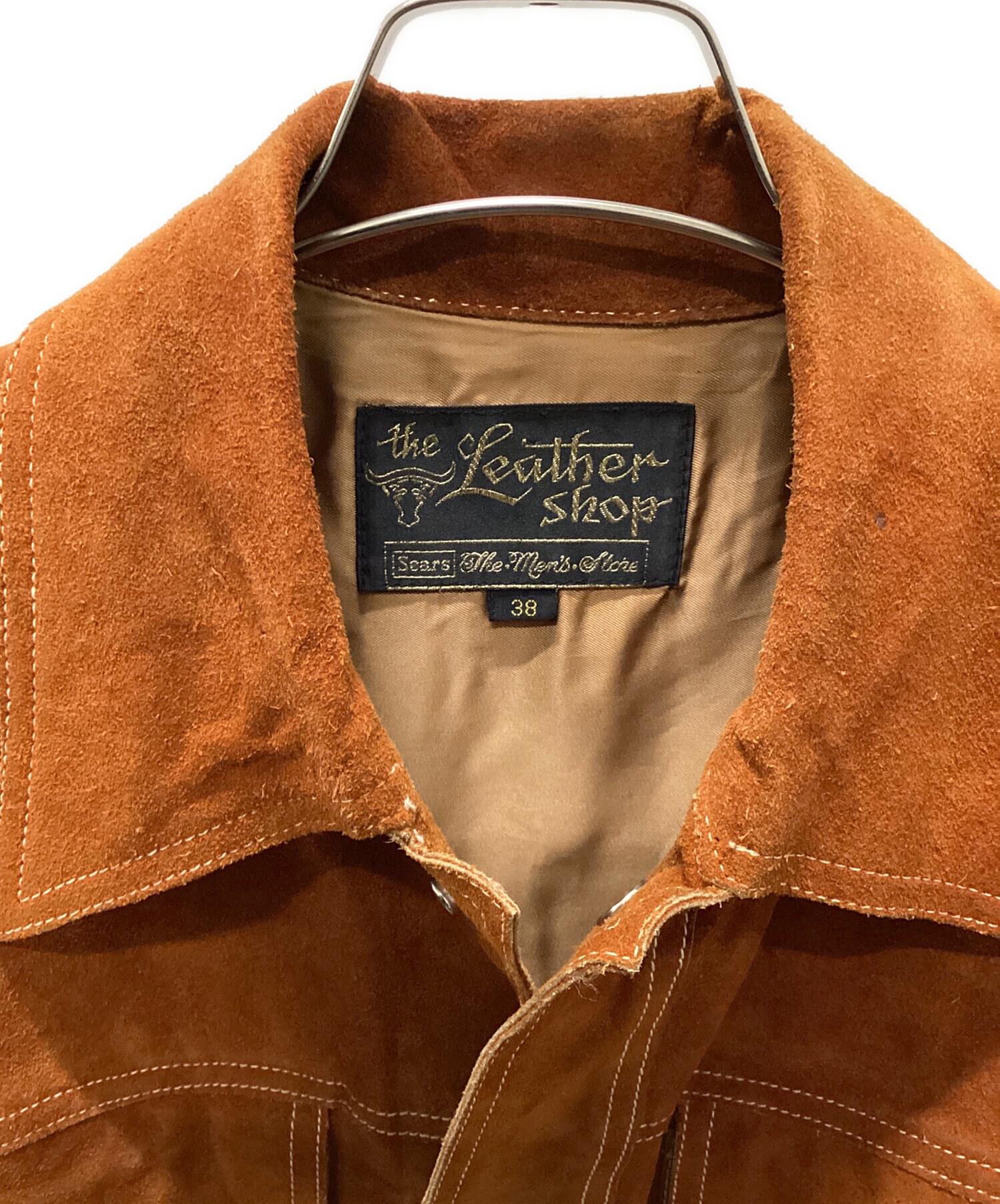 中古・古着通販】Sears (シアーズ) 70sスウェードジャケット ブラウン