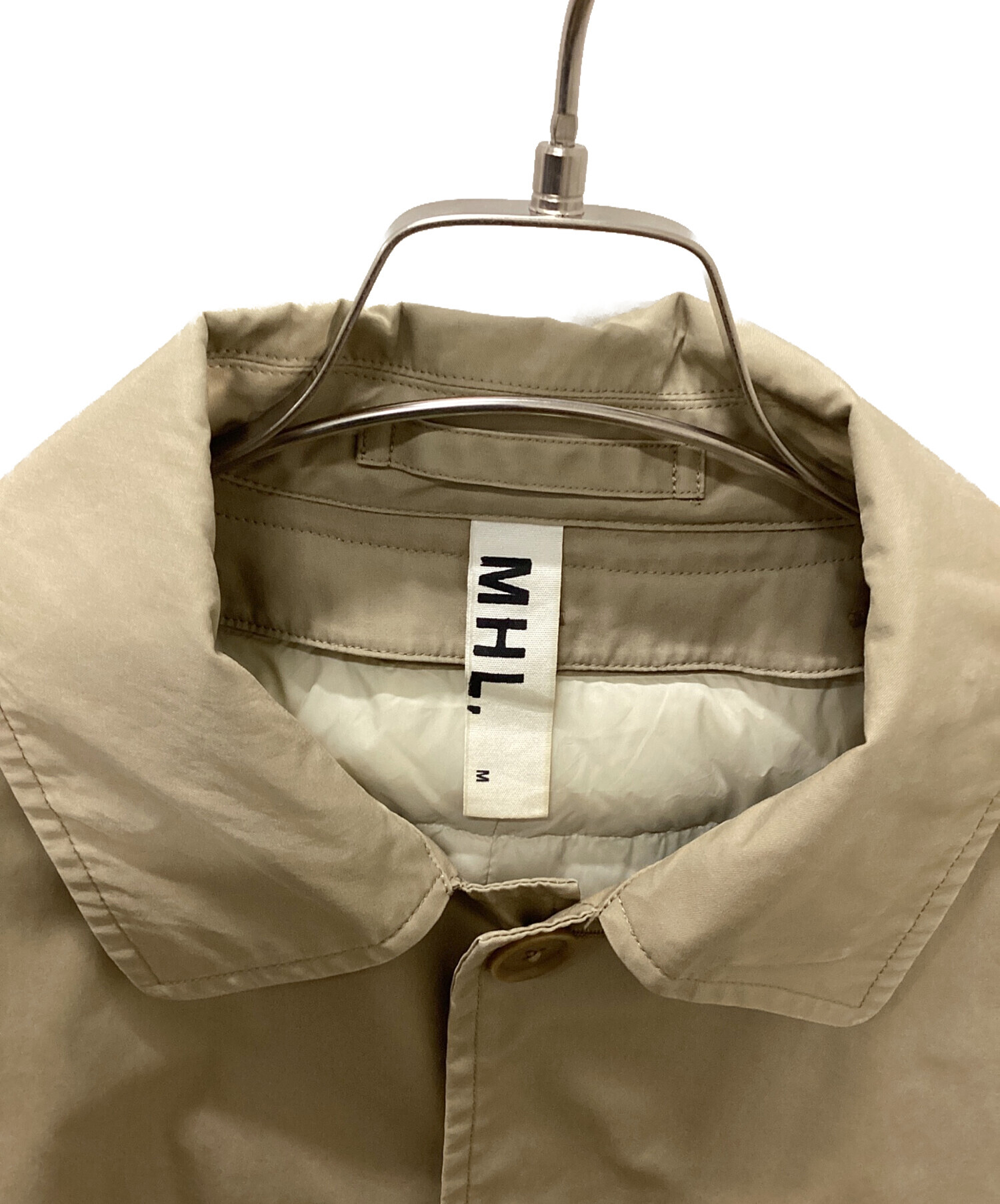 中古・古着通販】MHL (エムエイチエル) ダウンライナー付ステンカラー