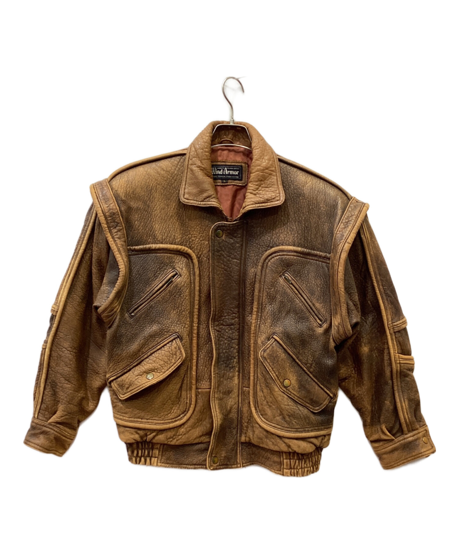 中古・古着通販】Wind Armor (ウィンドアーマー) ラムレザージャケット