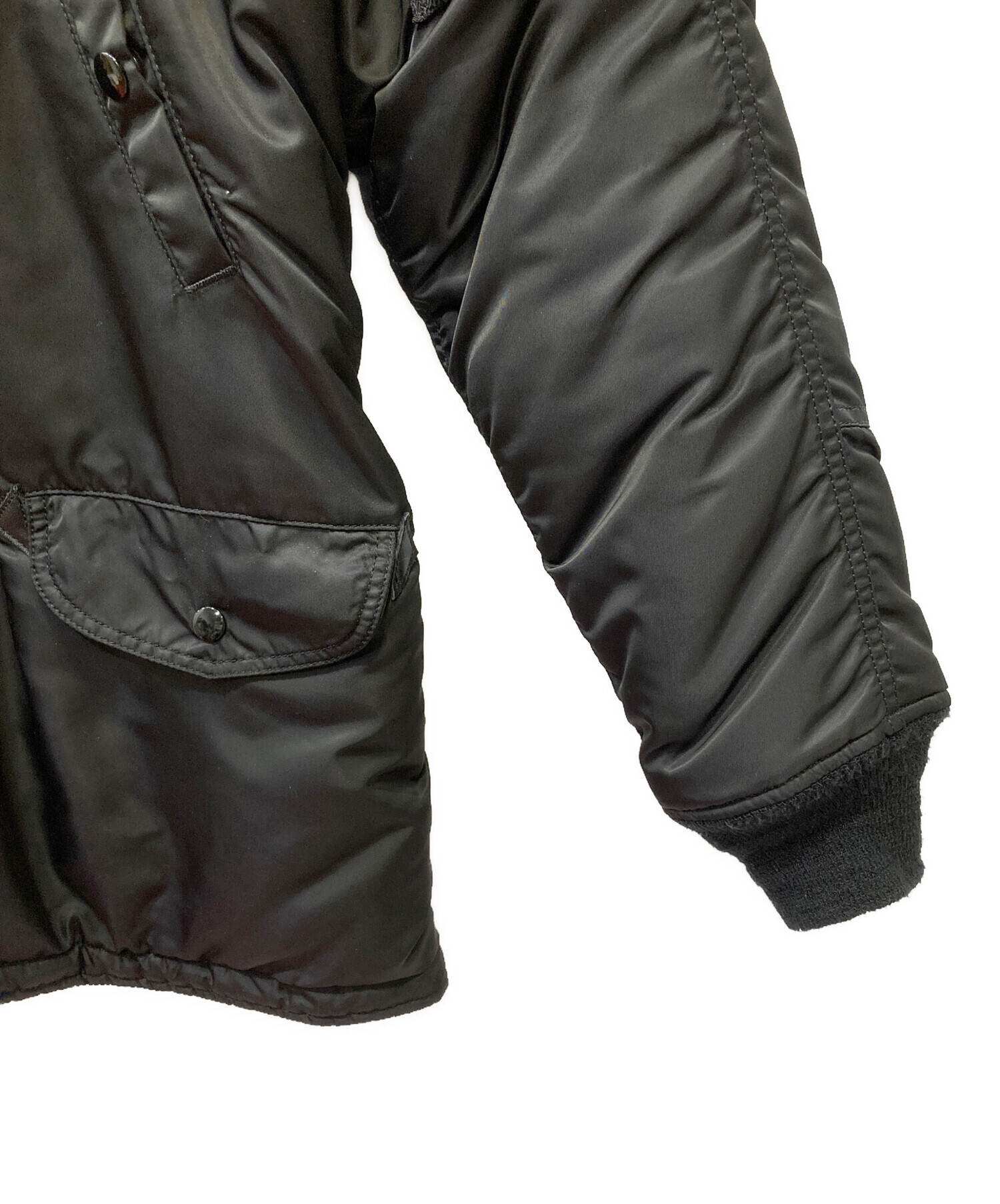 中古・古着通販】ALPHA (アルファ) フライトジャケット ブラック